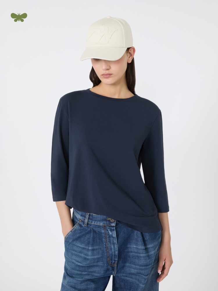 Cotton jersey T-shirt - NAVY - Weekend