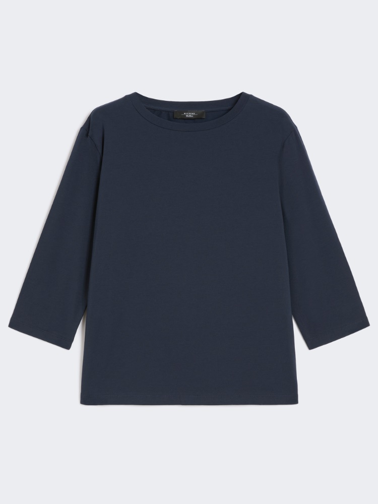 Cotton jersey T-shirt - NAVY - Weekend - 2