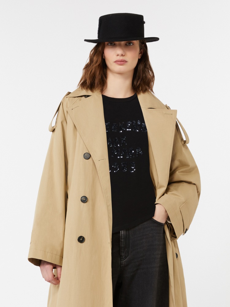 Fitted stretch jersey T-shirt - BLACK - Weekend