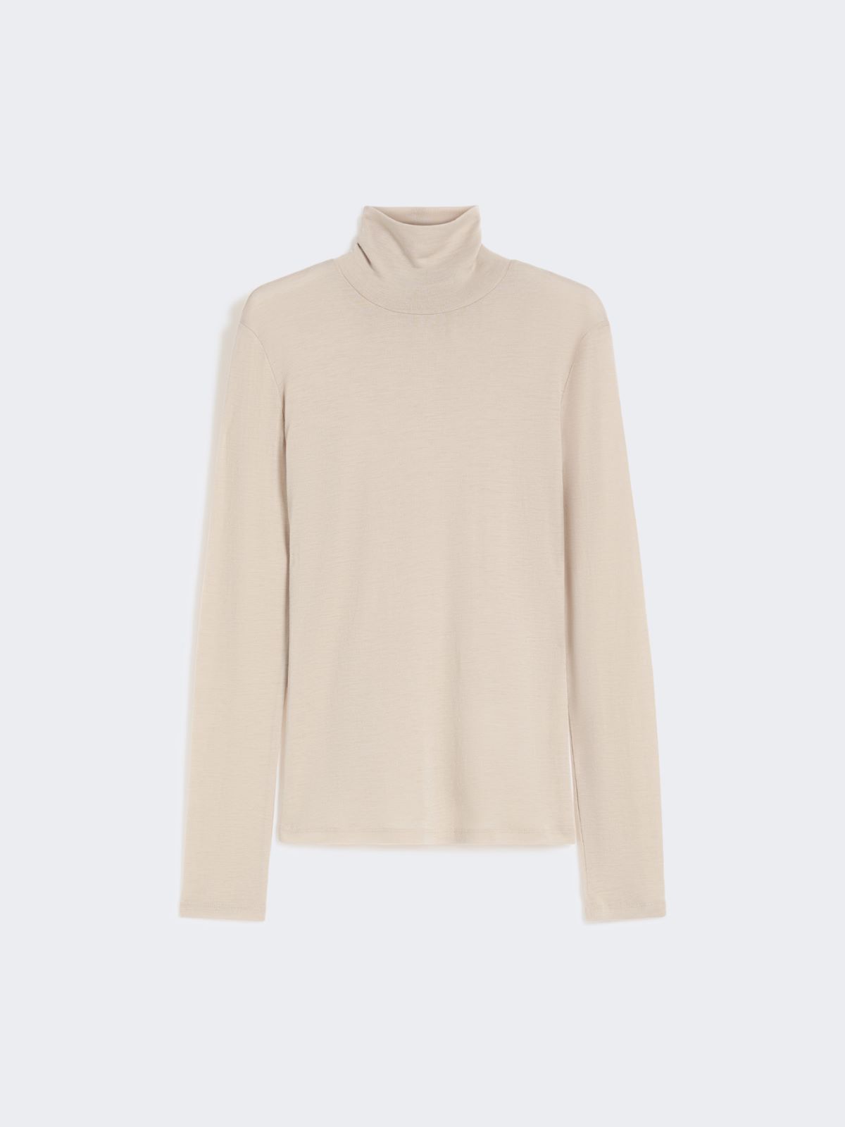 Wool and silk gauze turtleneck - BEIGE - Weekend - 6