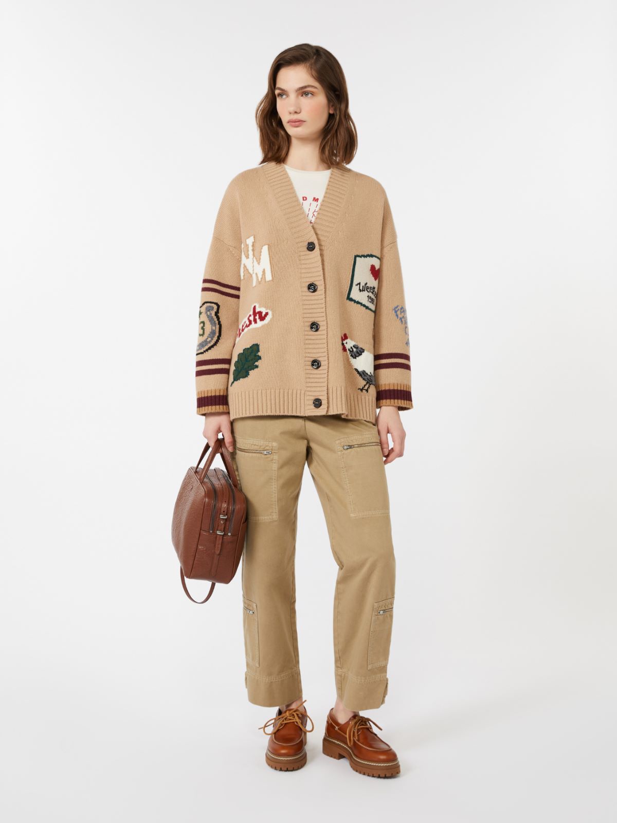 Organic cotton jersey T-shirt - ECRU - Weekend