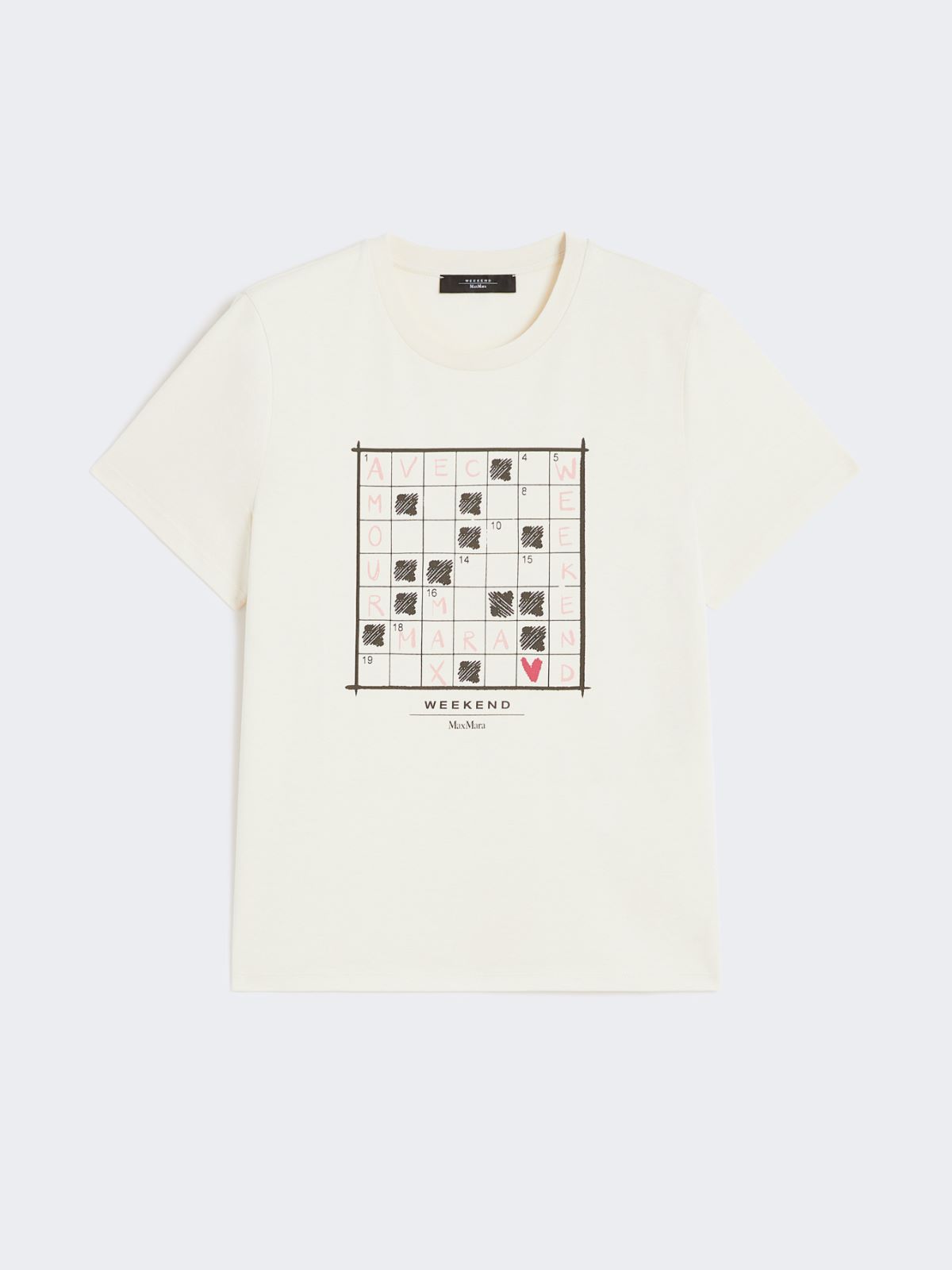 Organic cotton jersey T-shirt - ECRU - Weekend - 6