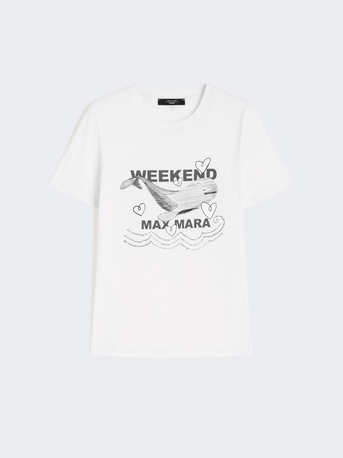 T-shirt in puro cotone - BIANCO AVORIO - Weekend - 5