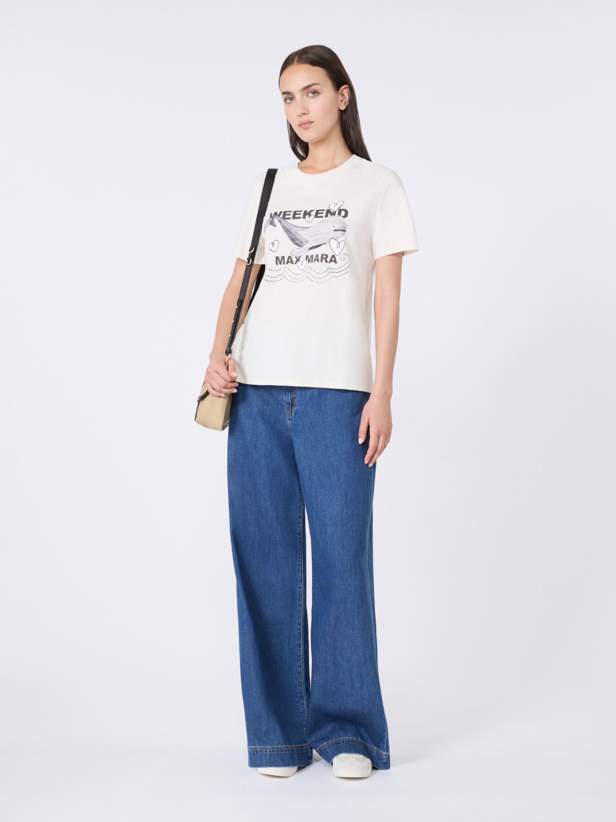 T-shirt in puro cotone - BIANCO AVORIO - Weekend