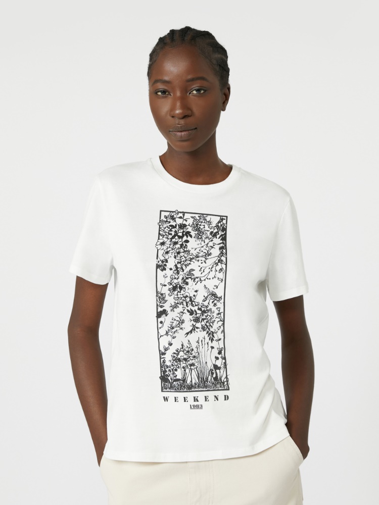 Pure cotton T-shirt - BIANCO - Weekend