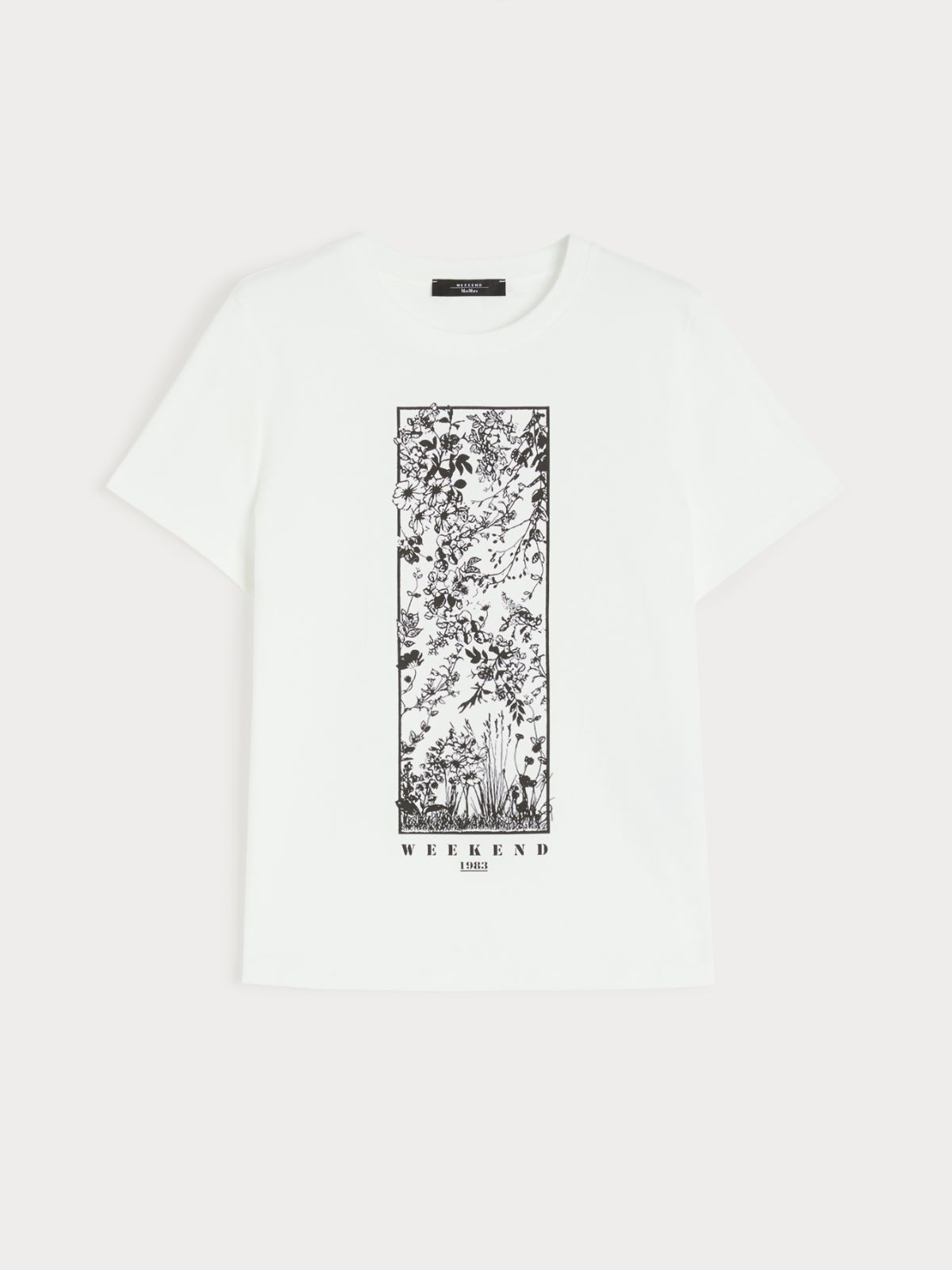 Pure cotton T-shirt - WHITE - Weekend - 5