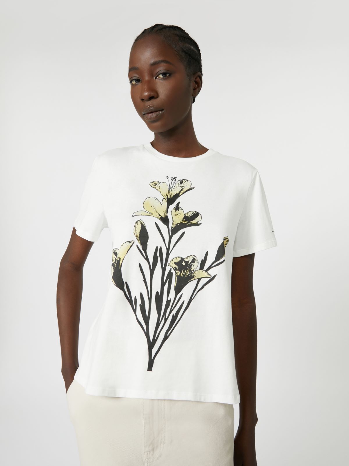 Pure cotton T-shirt - WHITE - Weekend - 4