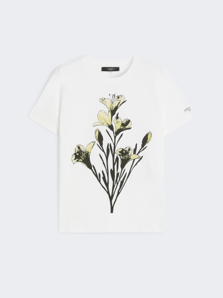 Pure cotton T-shirt - WHITE - Weekend - 6