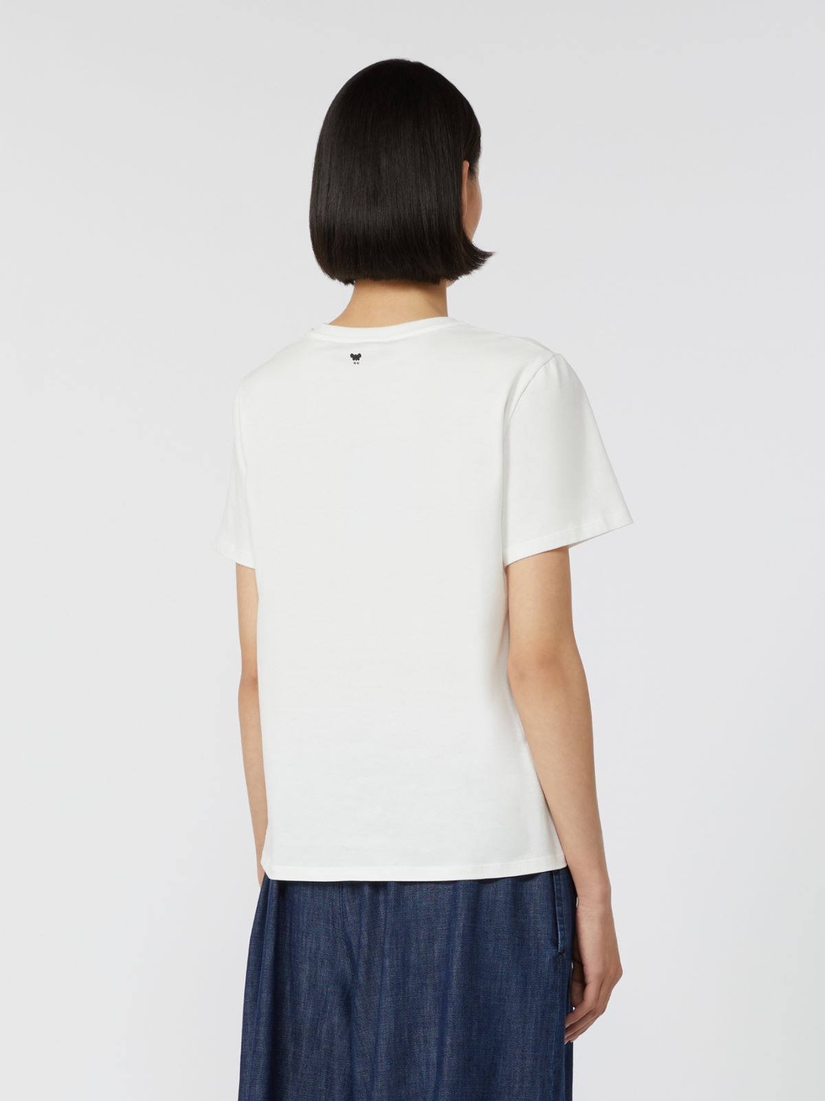 Cotton print T-shirt - WHITE - Weekend - 3