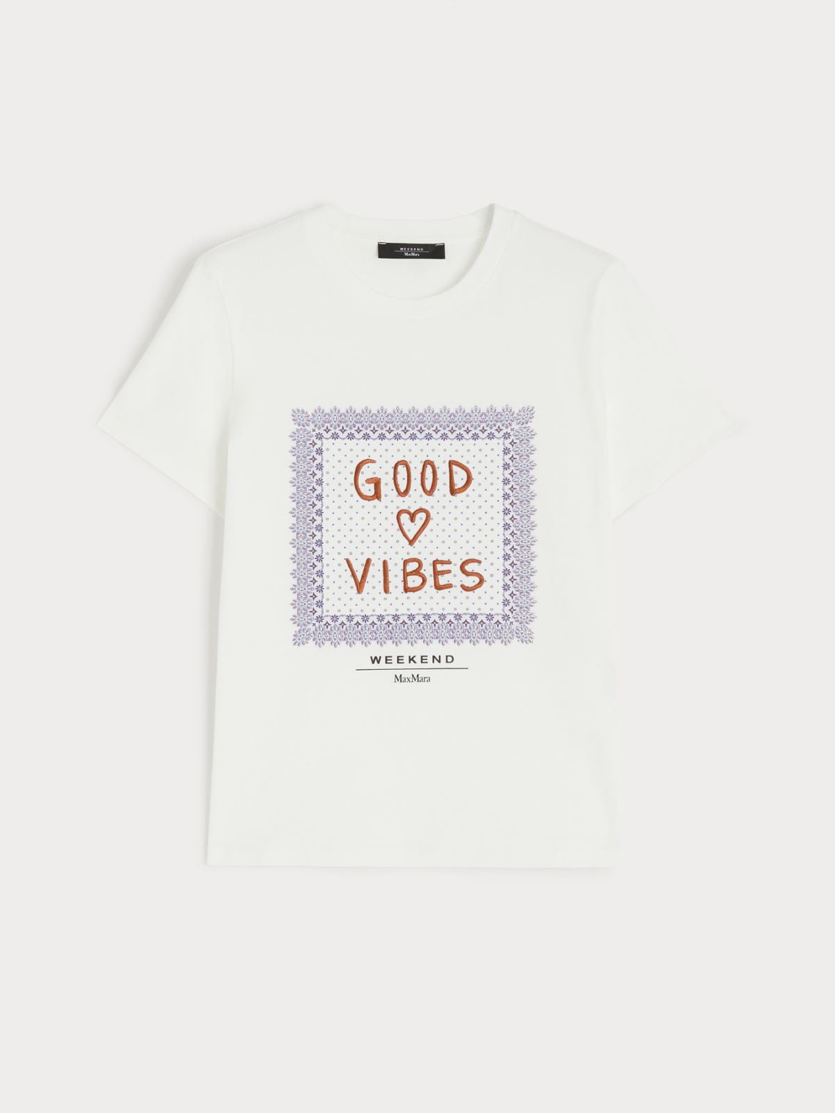 Cotton print T-shirt - WHITE - Weekend - 6