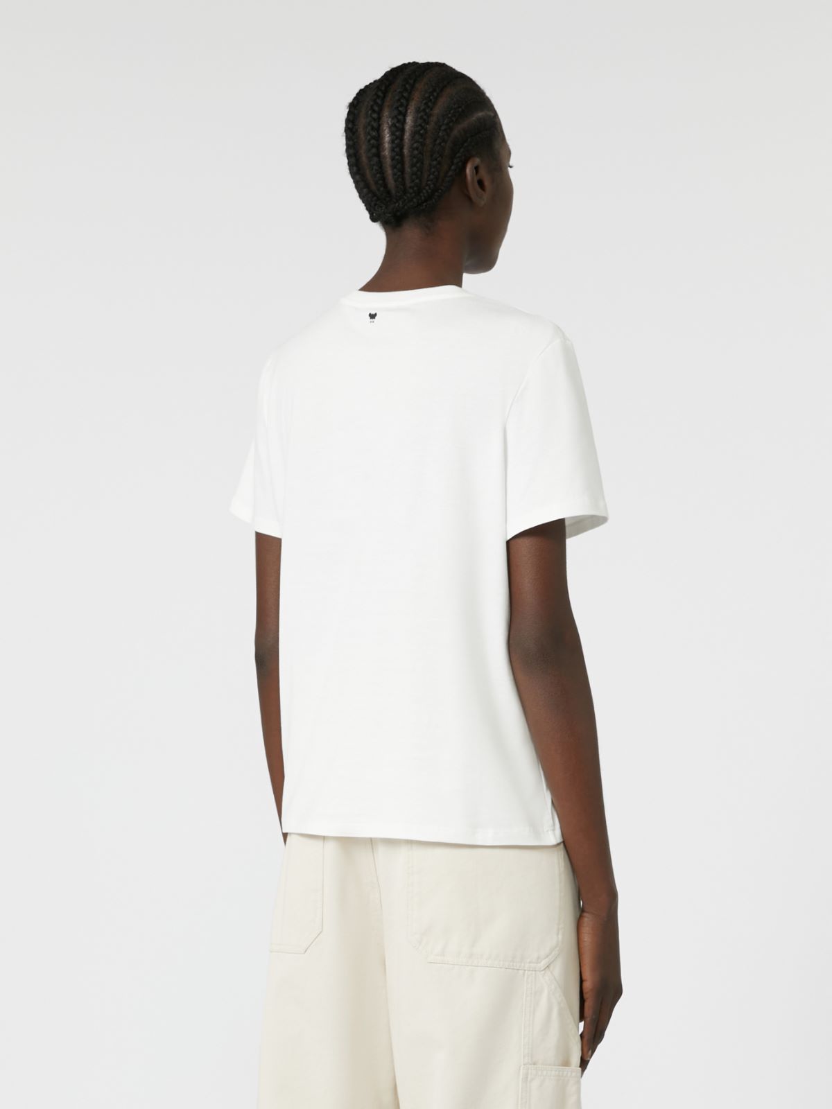 Cotton print T-shirt - WHITE - Weekend - 3