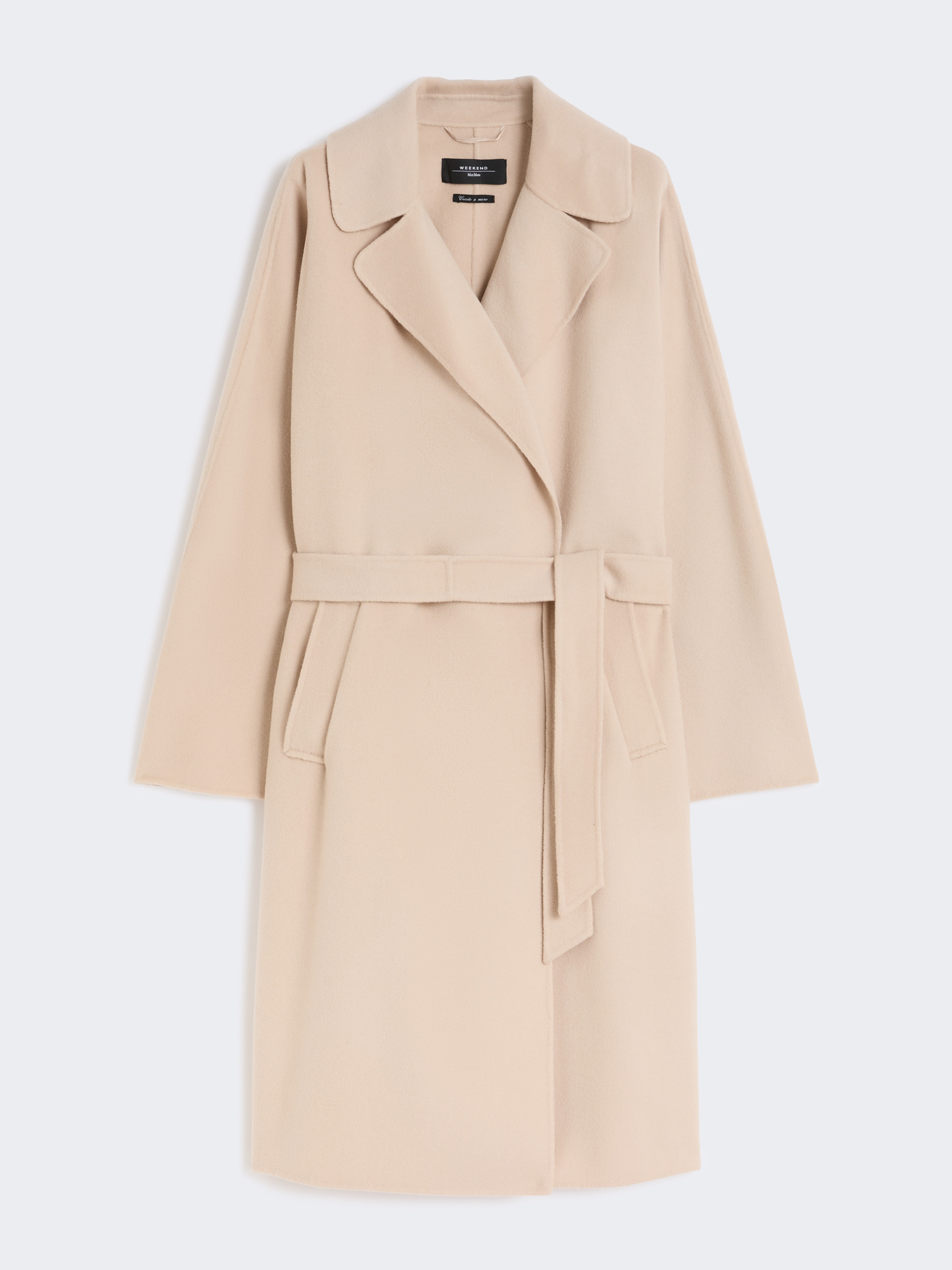 Double-Faced wool-blend robe coat - SAND - Weekend Max Mara - 4