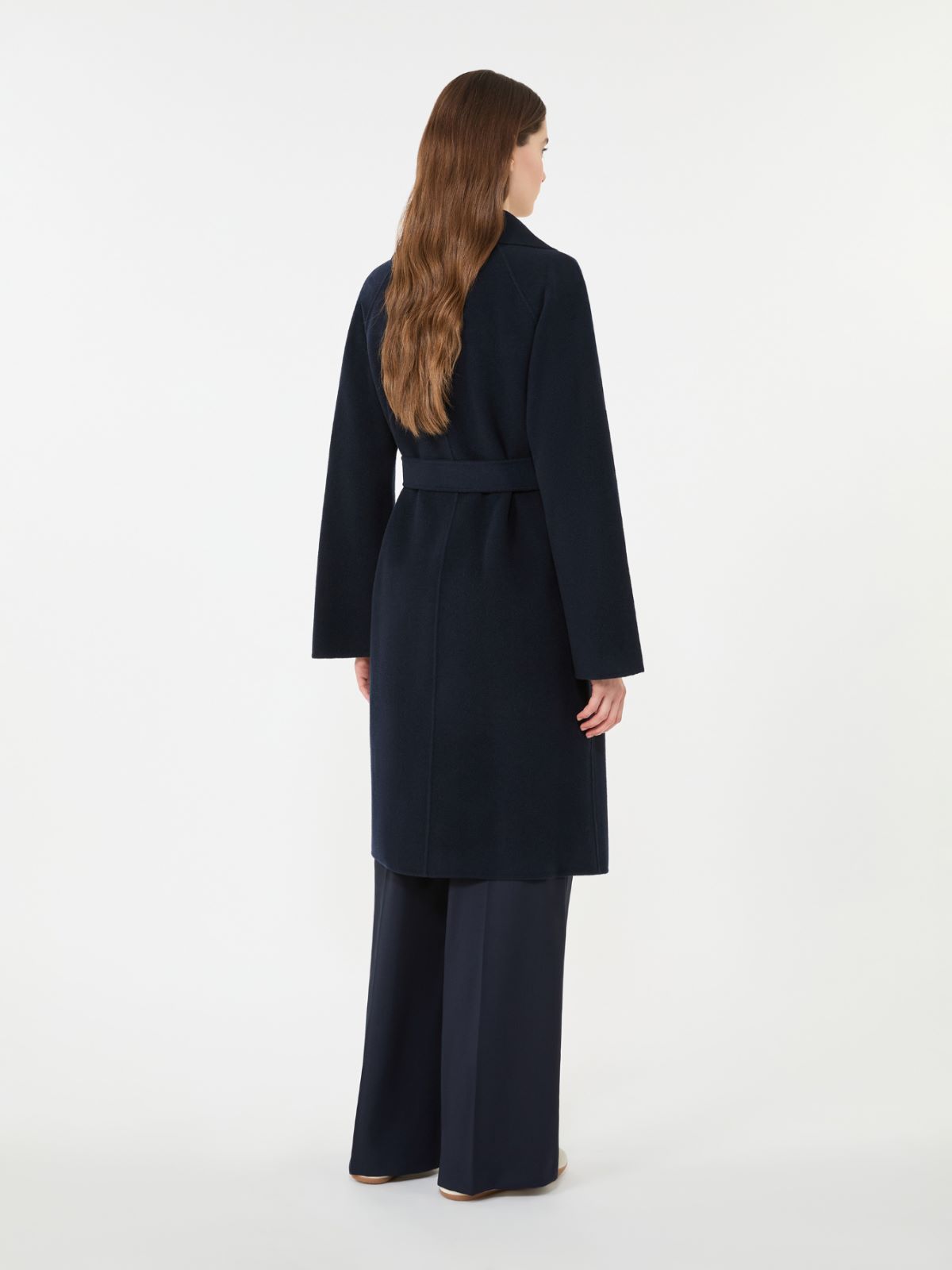 Double-Faced wool-blend robe coat - NAVY - Weekend - 3