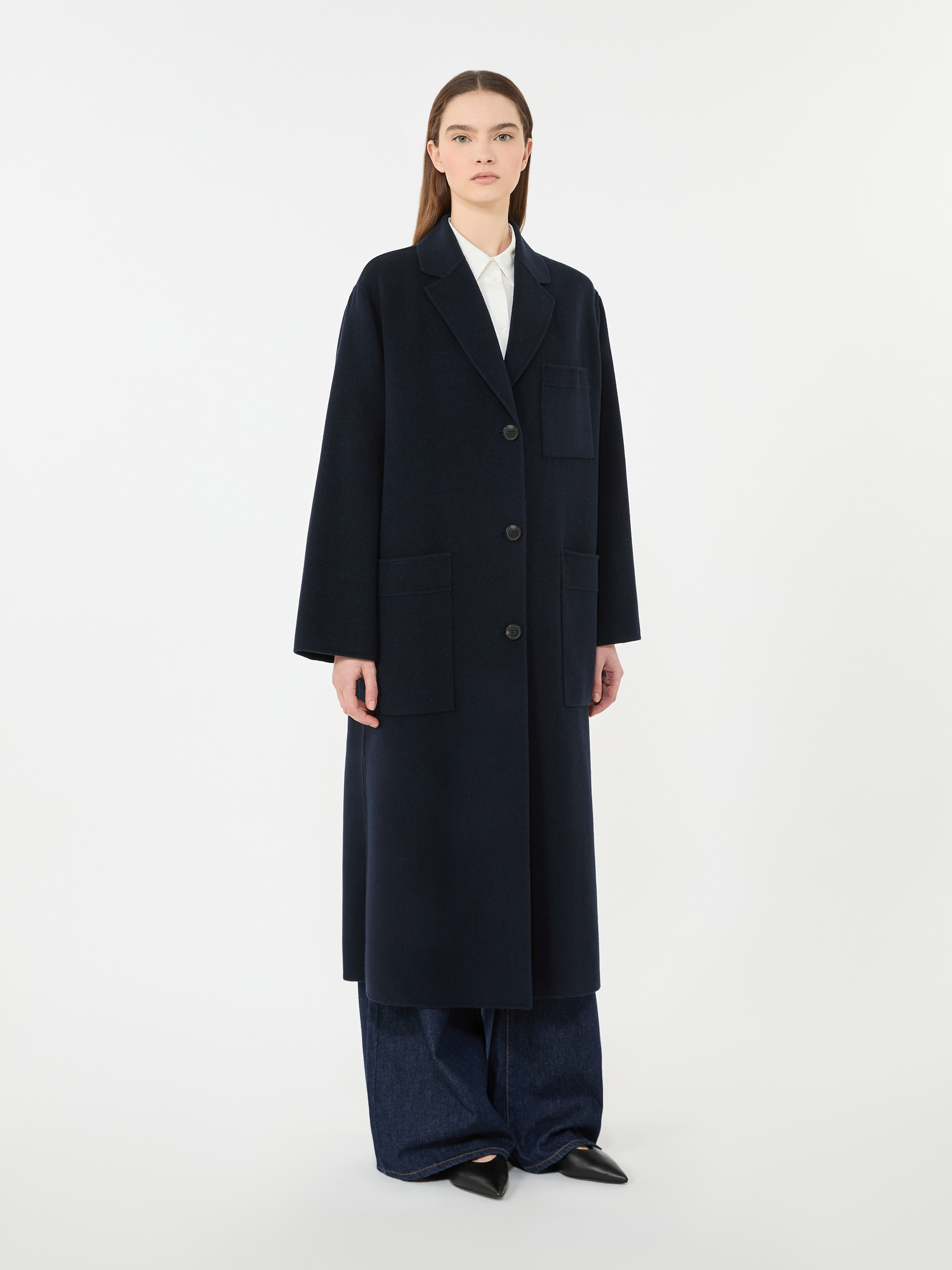 Double-faced wool-blend coat - NAVY - Weekend Max Mara - 2