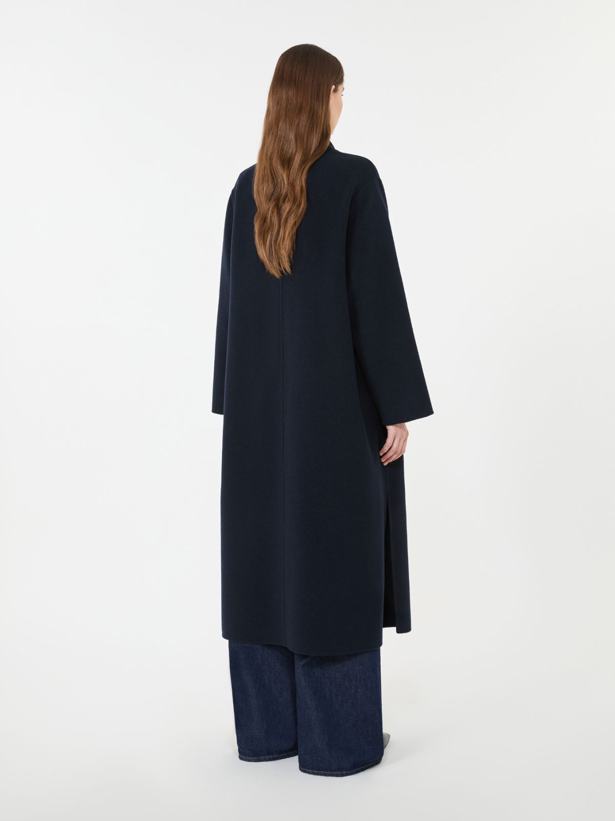 Double-faced wool-blend coat - NAVY - Weekend - 3