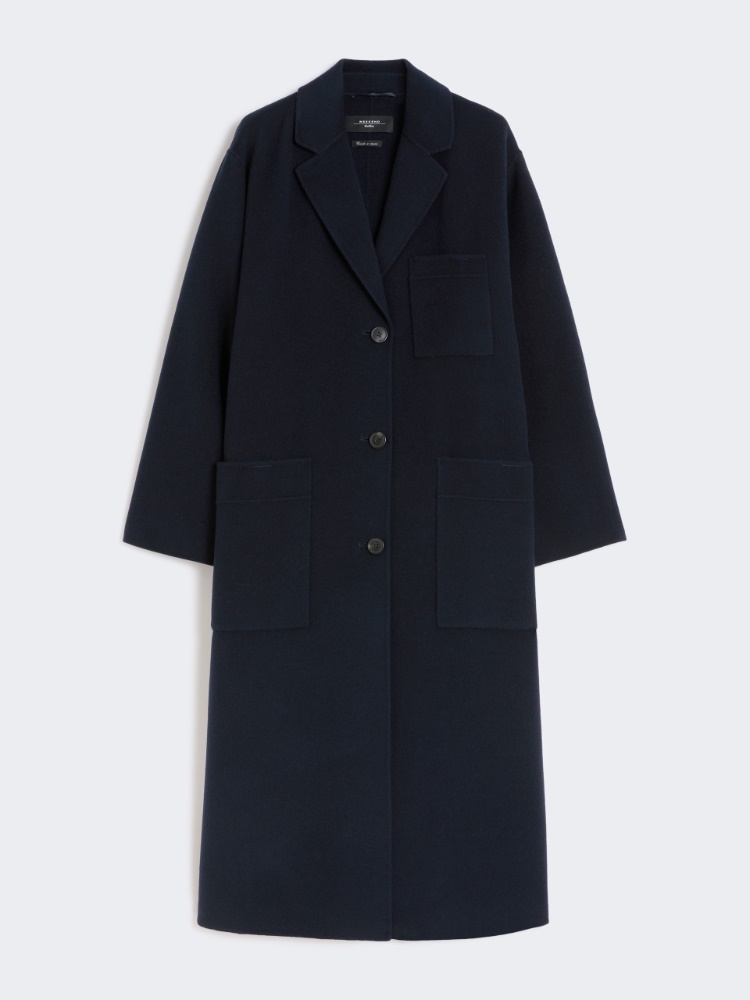 Double-faced wool-blend coat - NAVY - Weekend - 6