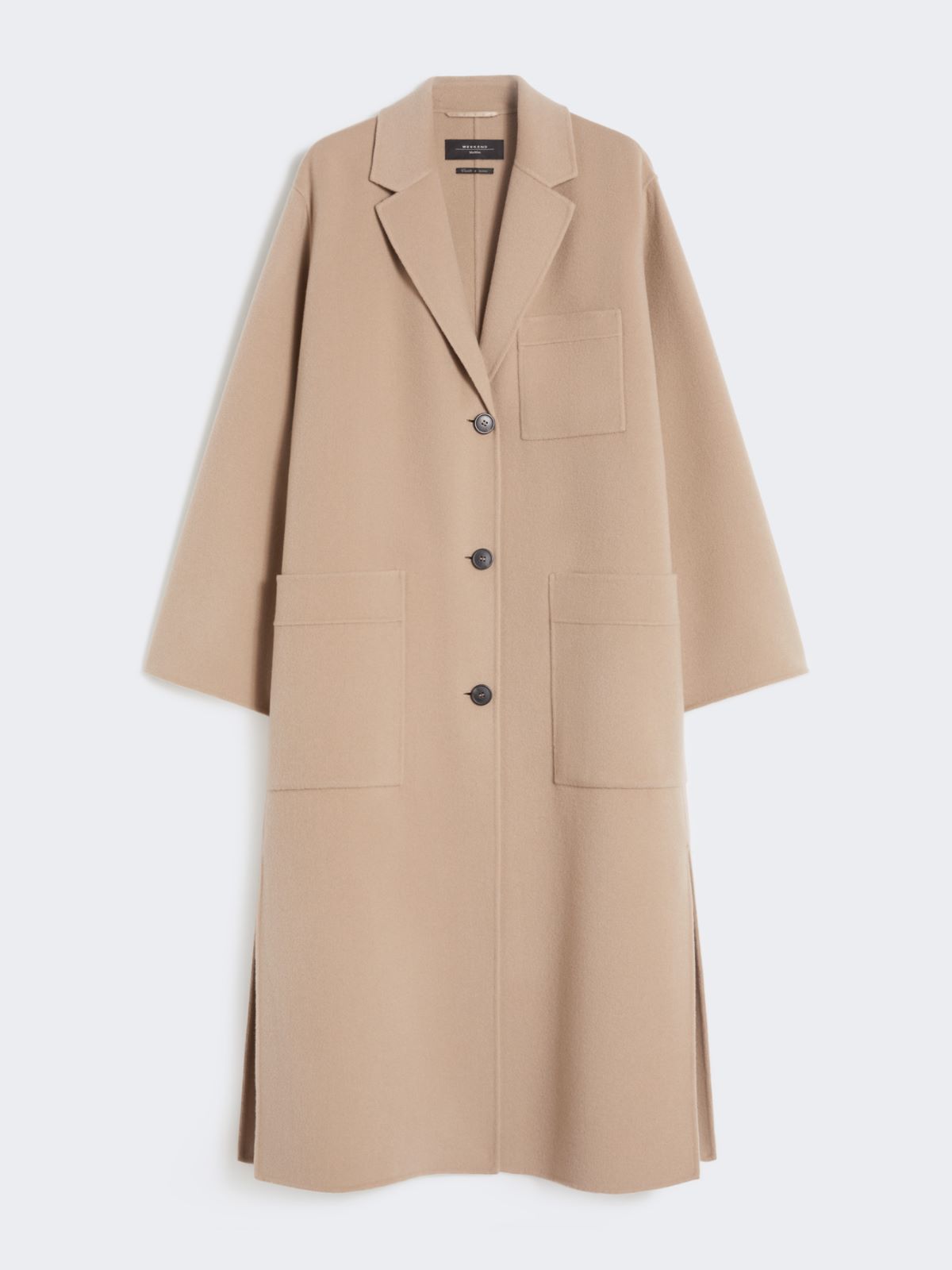 Double-faced wool-blend coat - CAMEL - Weekend - 4