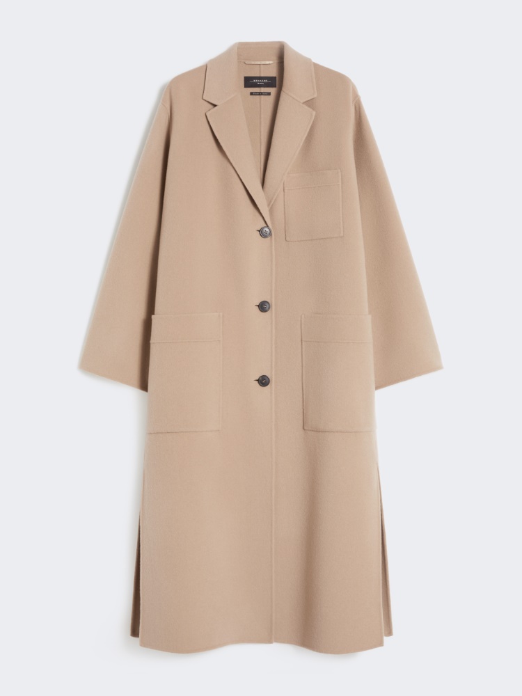 Double-faced wool-blend coat - CAMEL - Weekend - 2