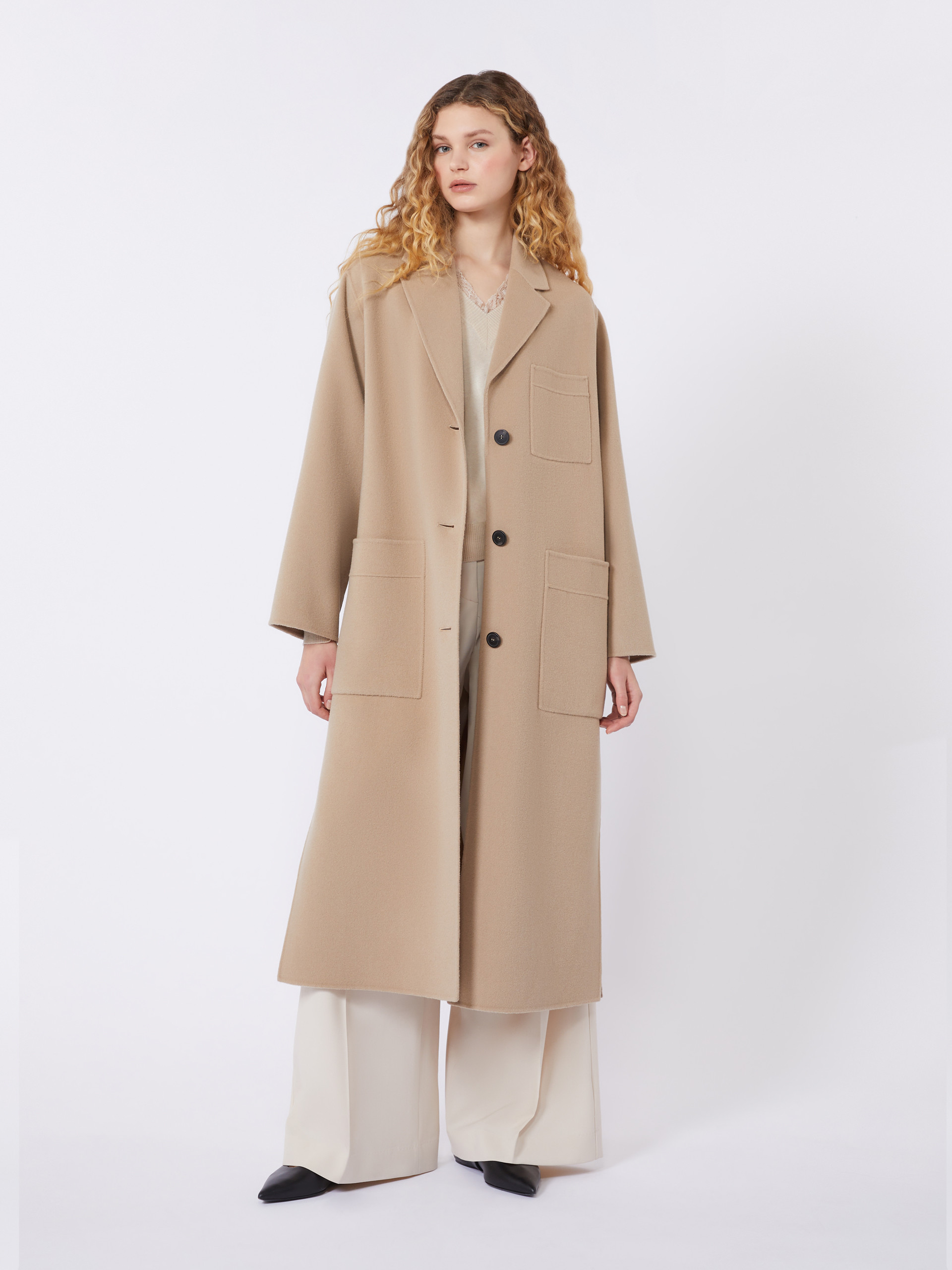 Double-faced wool-blend coat - Weekend Max Mara