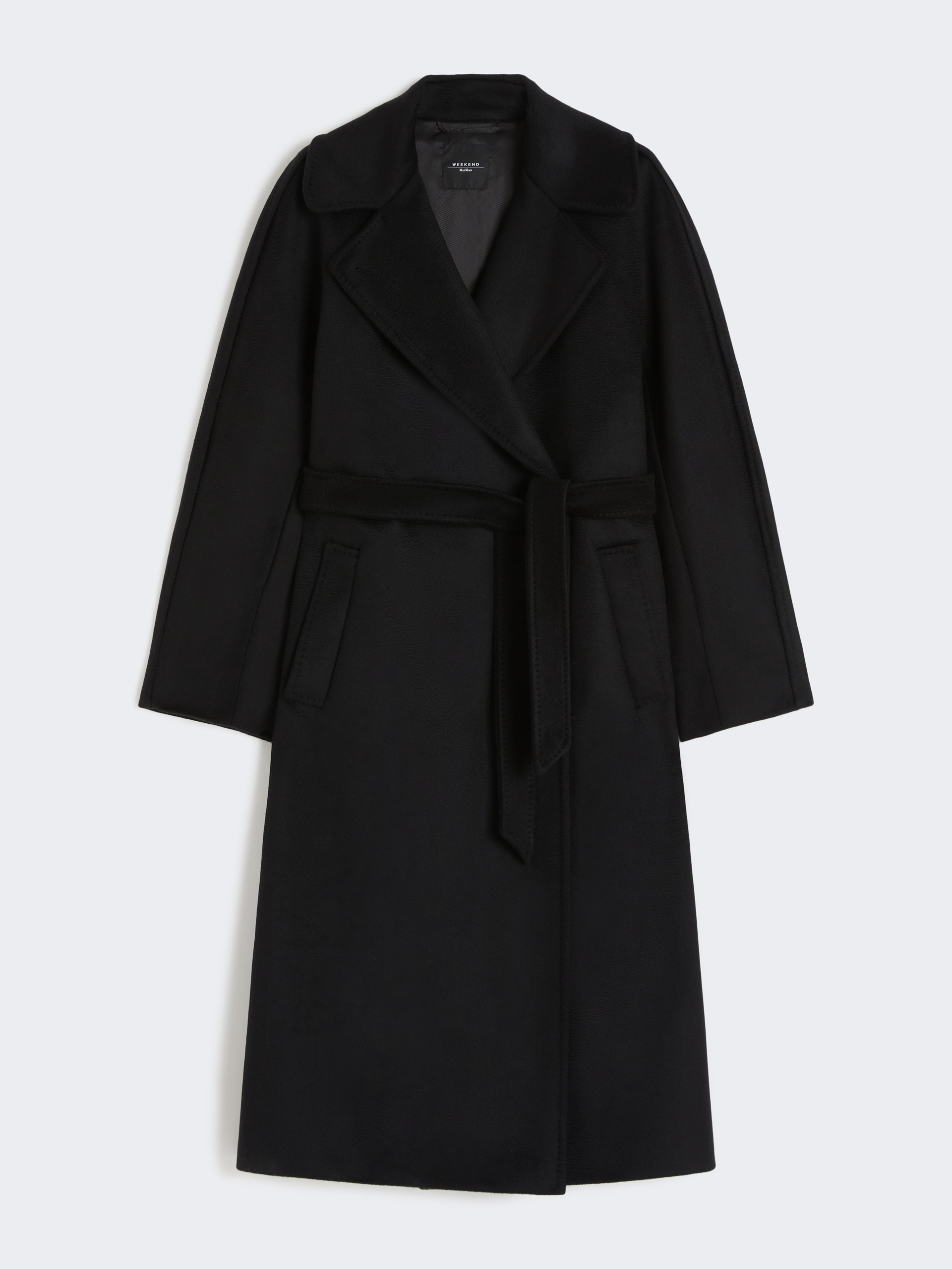 Wool robe coat - BLACK - Weekend Max Mara - 4