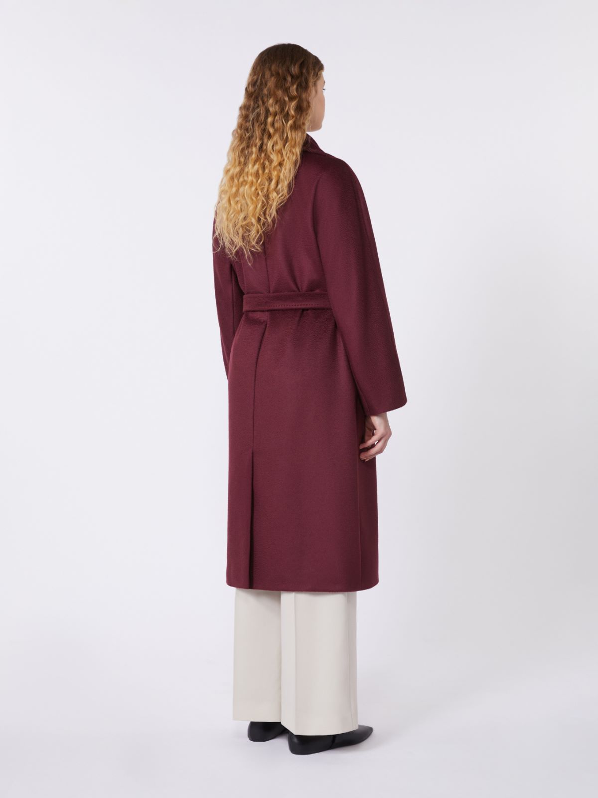 Wool robe coat - BORDEAUX - Weekend - 3