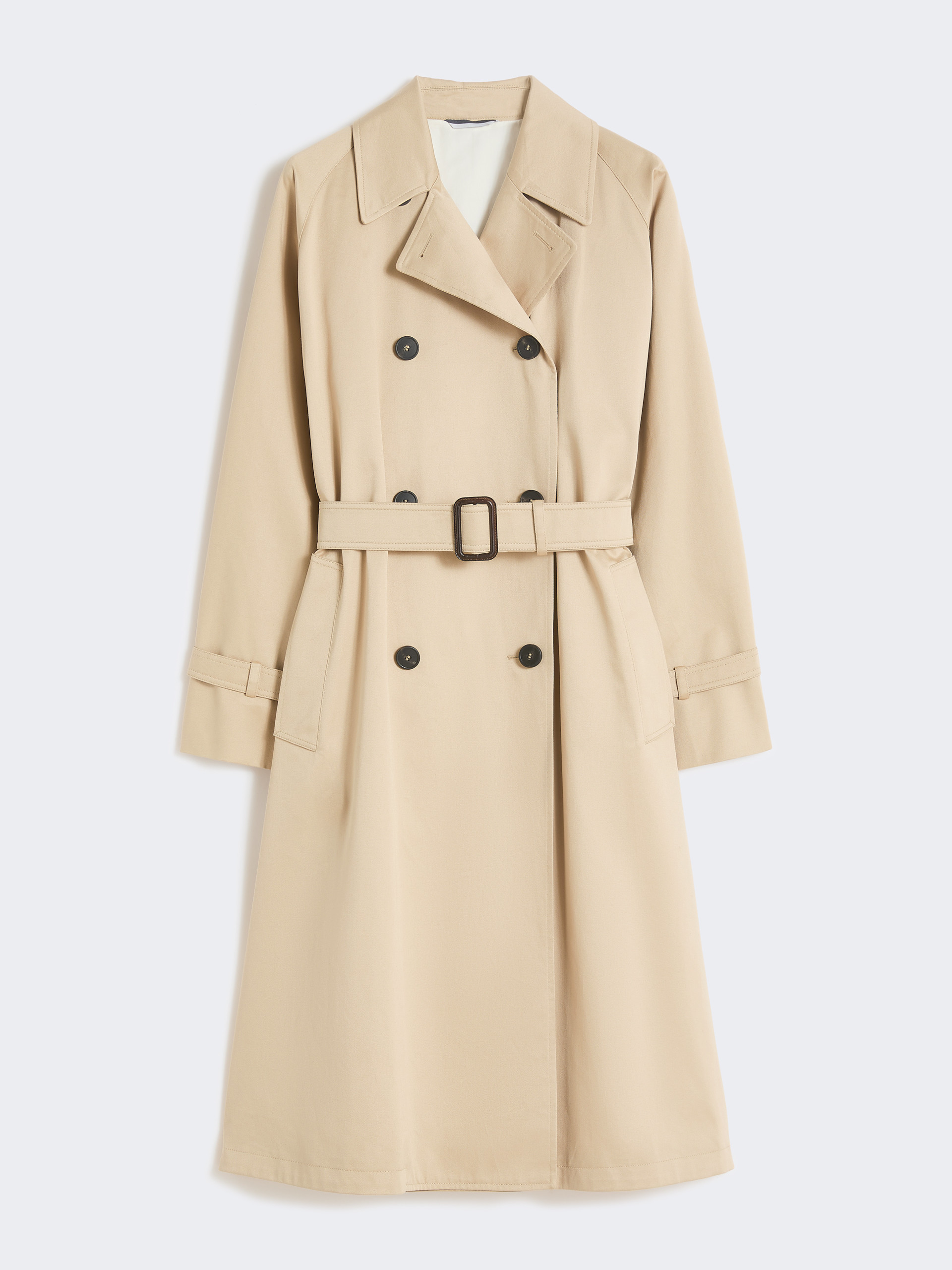 Water-repellent gabardine trench coat with print - PLUM - Weekend Max Mara - 7