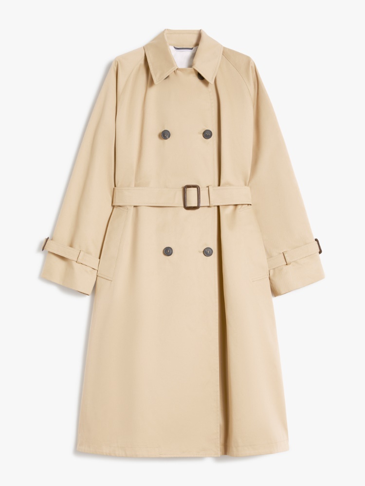 Trench in gabardina antigoccia con stampa - PRUGNA - Weekend - 7