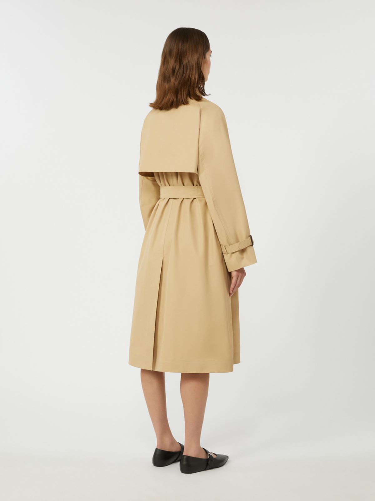 Reversible water-repellent gabardine trench coat - BEIGE - Weekend - 3