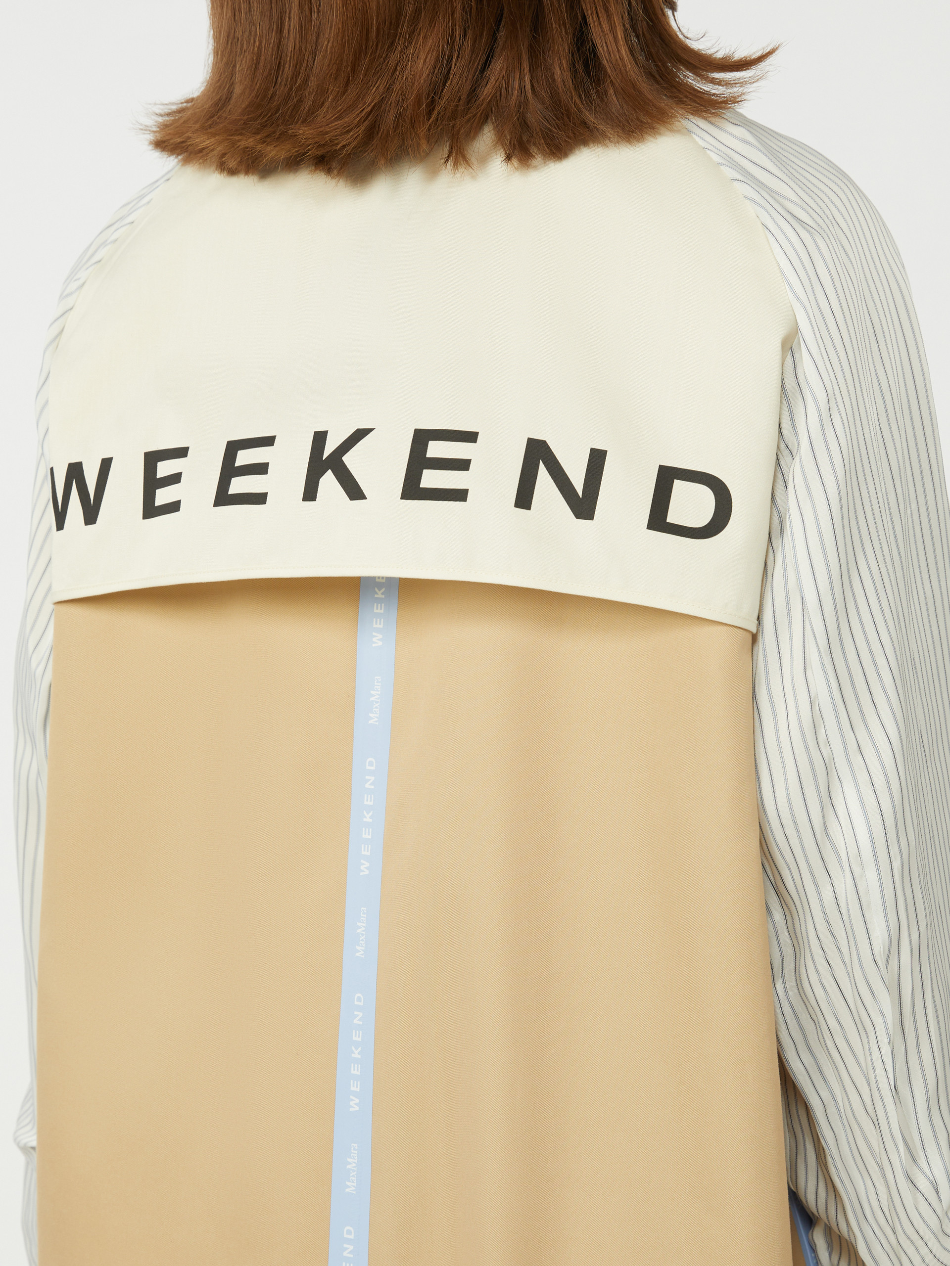 Reversible water-repellent gabardine trench coat - BEIGE - Weekend Max Mara - 5