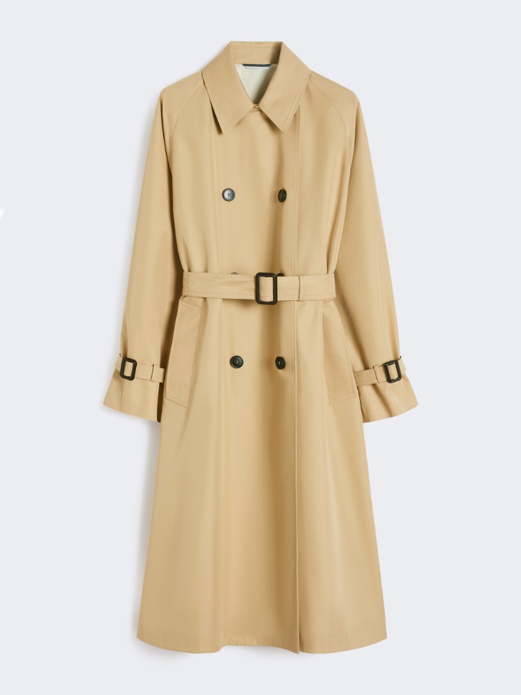 Reversible water-repellent gabardine trench coat - BEIGE - Weekend - 7