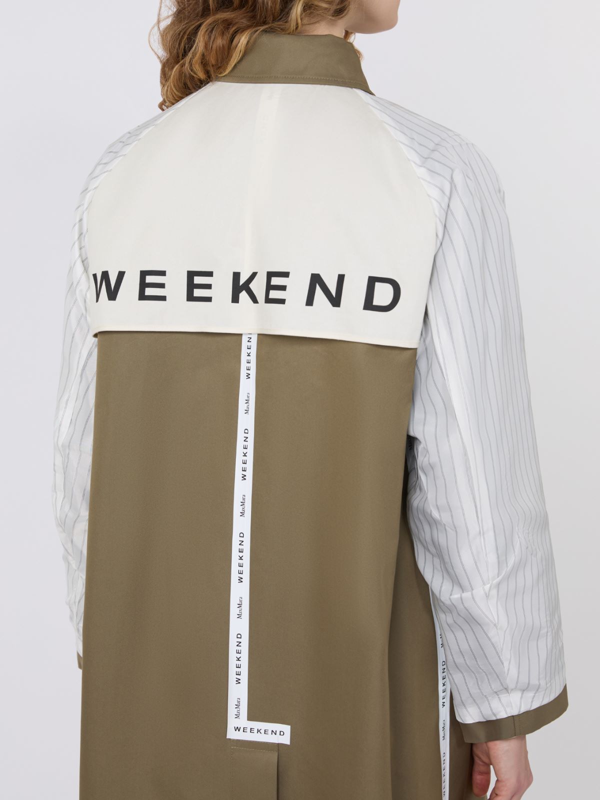 Reversible water-repellent gabardine trench coat - MUD - Weekend - 5