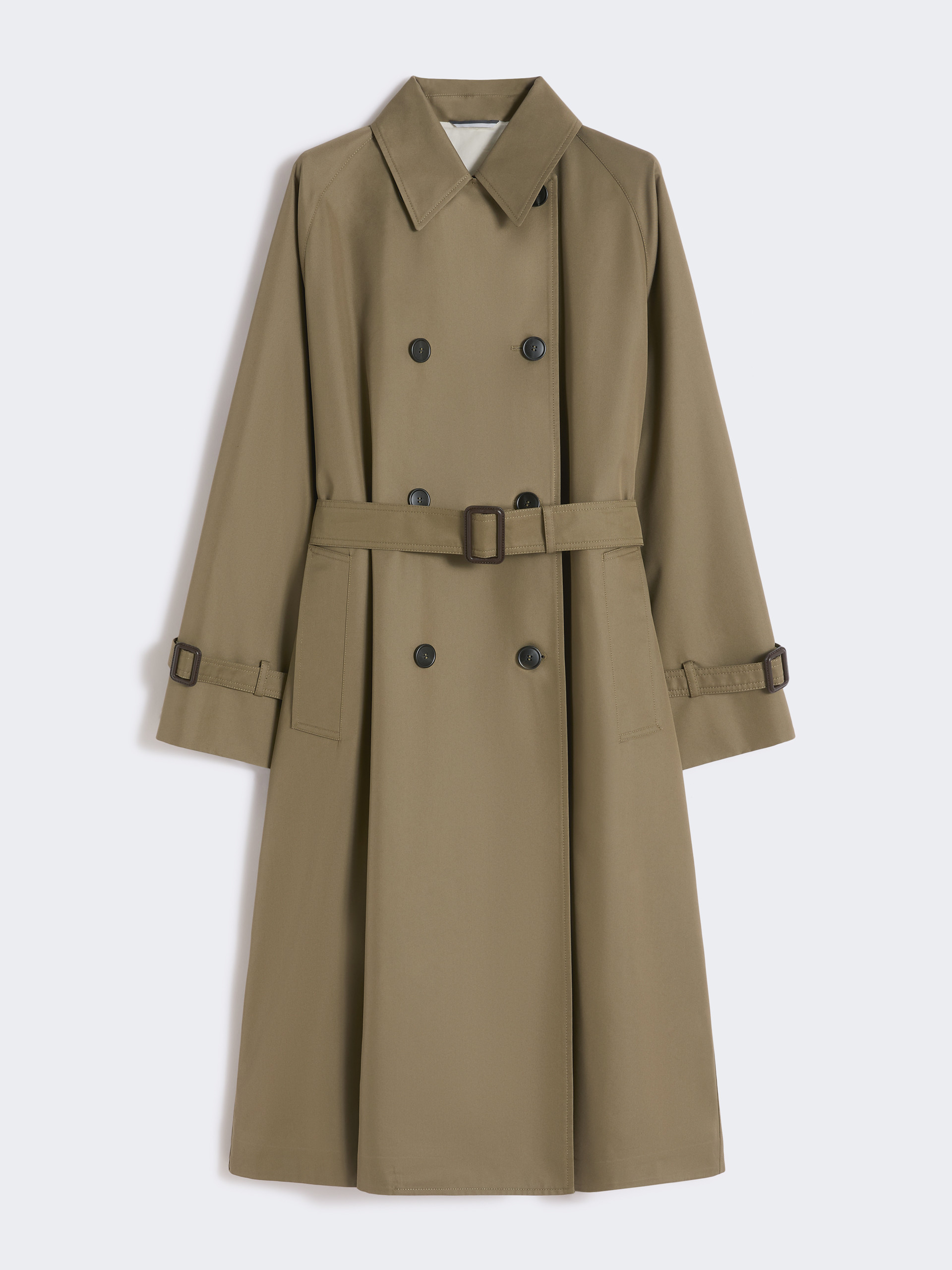 Reversible water-repellent gabardine trench coat - MUD - Weekend Max Mara - 6