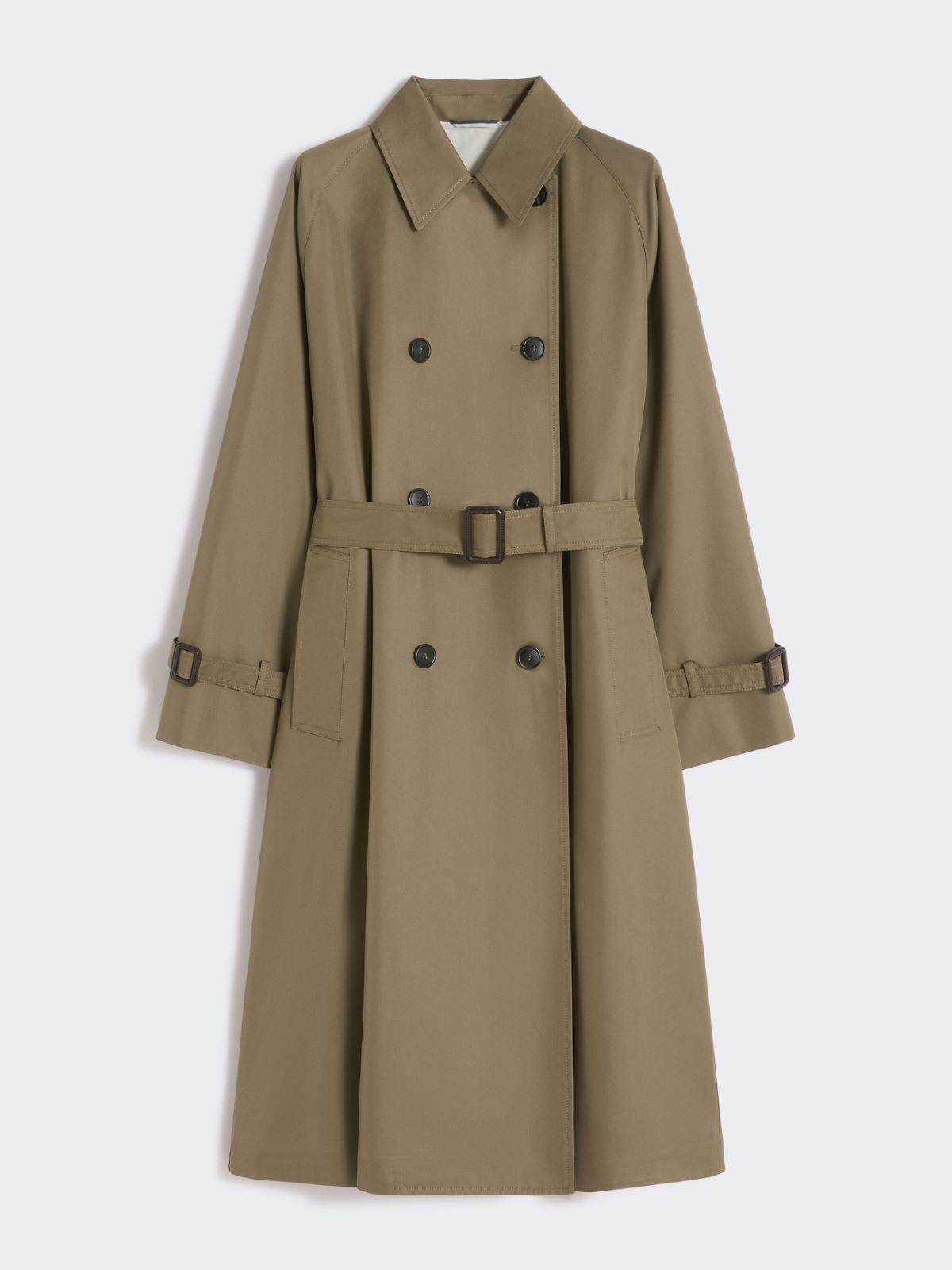 Reversible water-repellent gabardine trench coat - MUD - Weekend - 6