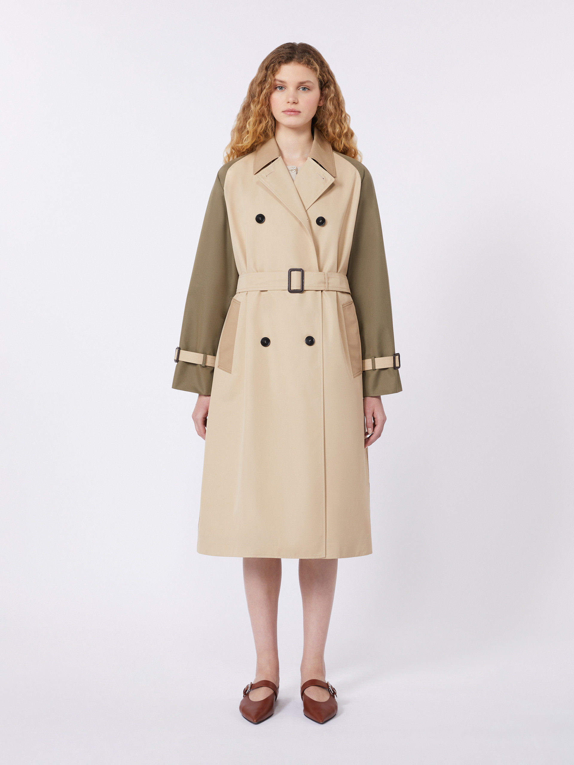 Reversible water-repellent gabardine trench coat - BEIGE - Weekend Max Mara - 2