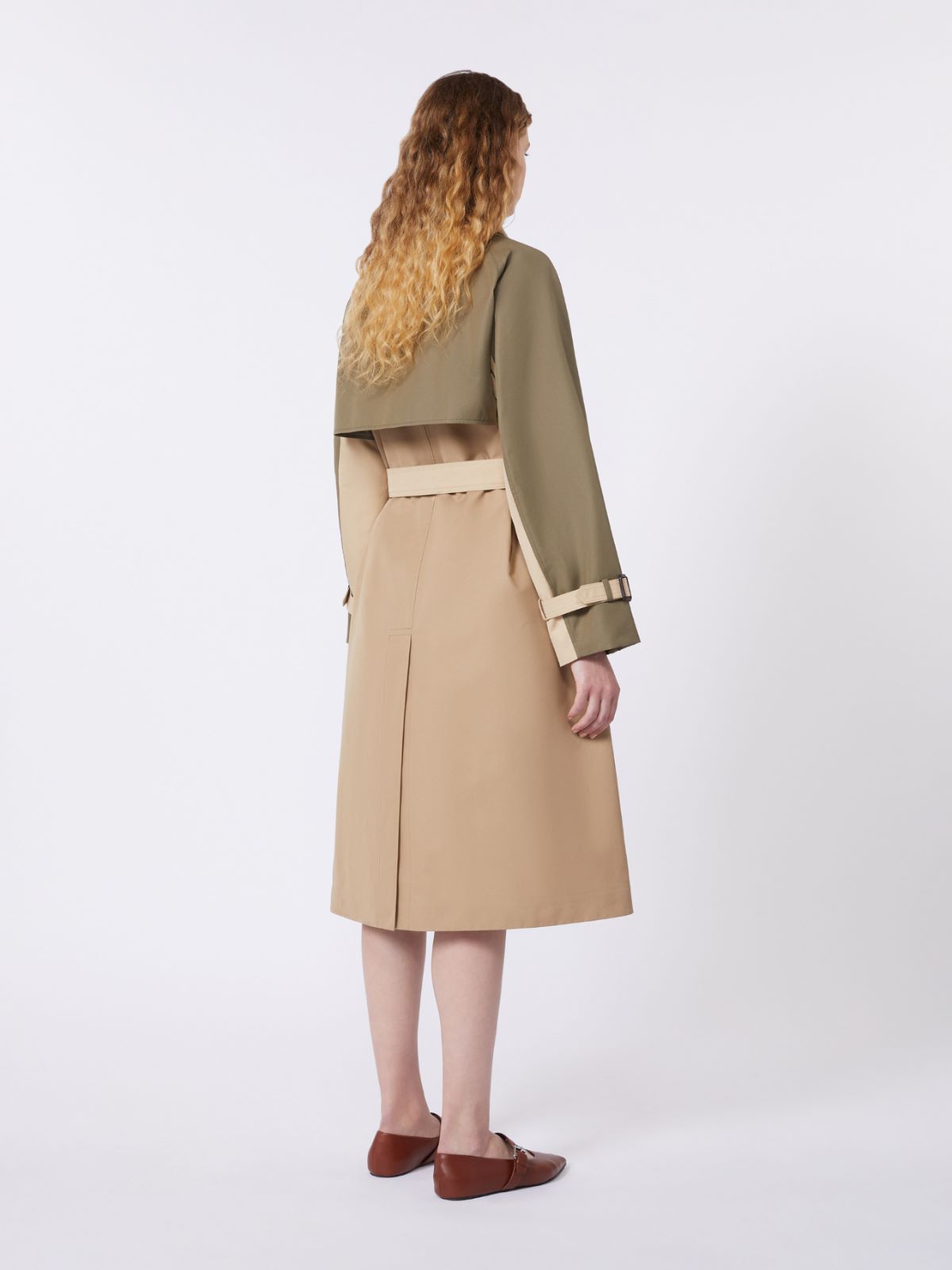 Reversible water-repellent gabardine trench coat - BEIGE - Weekend - 3