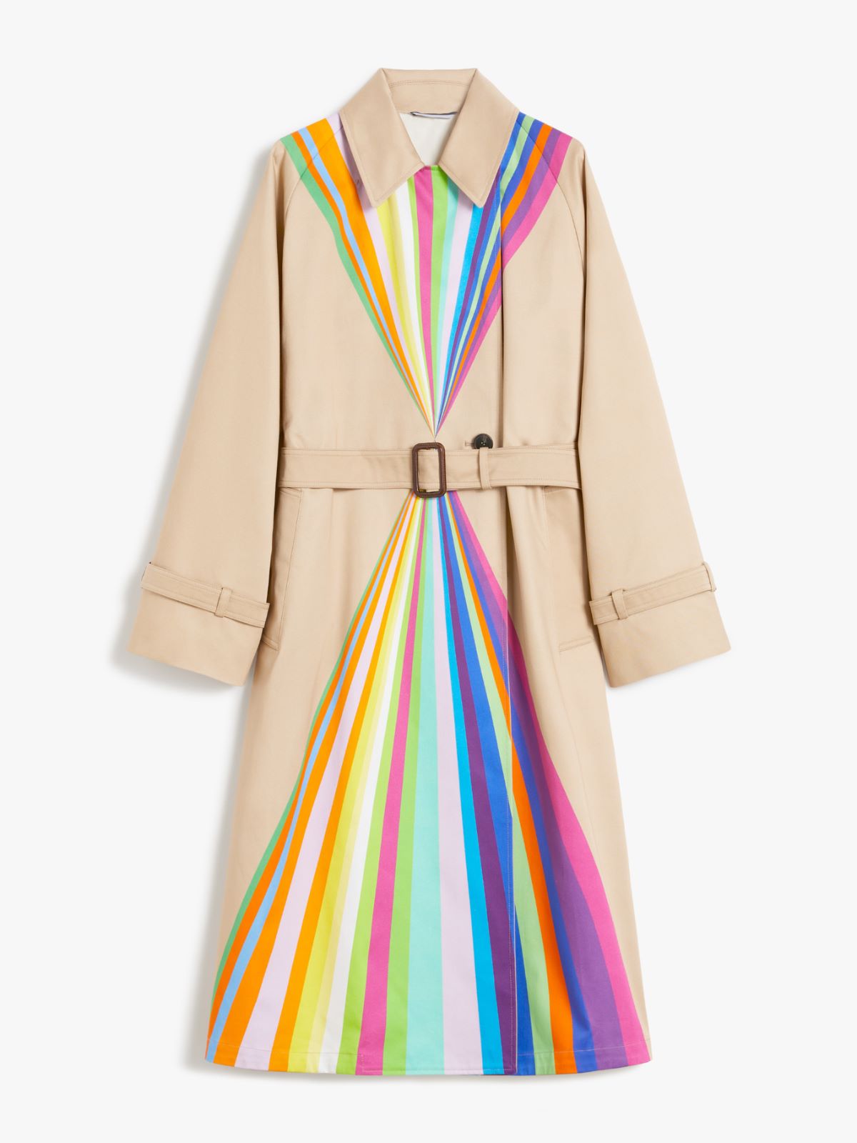 Trench in cotone antigoccia con stampa arcobaleno - MULTICOLOR - Weekend - 6