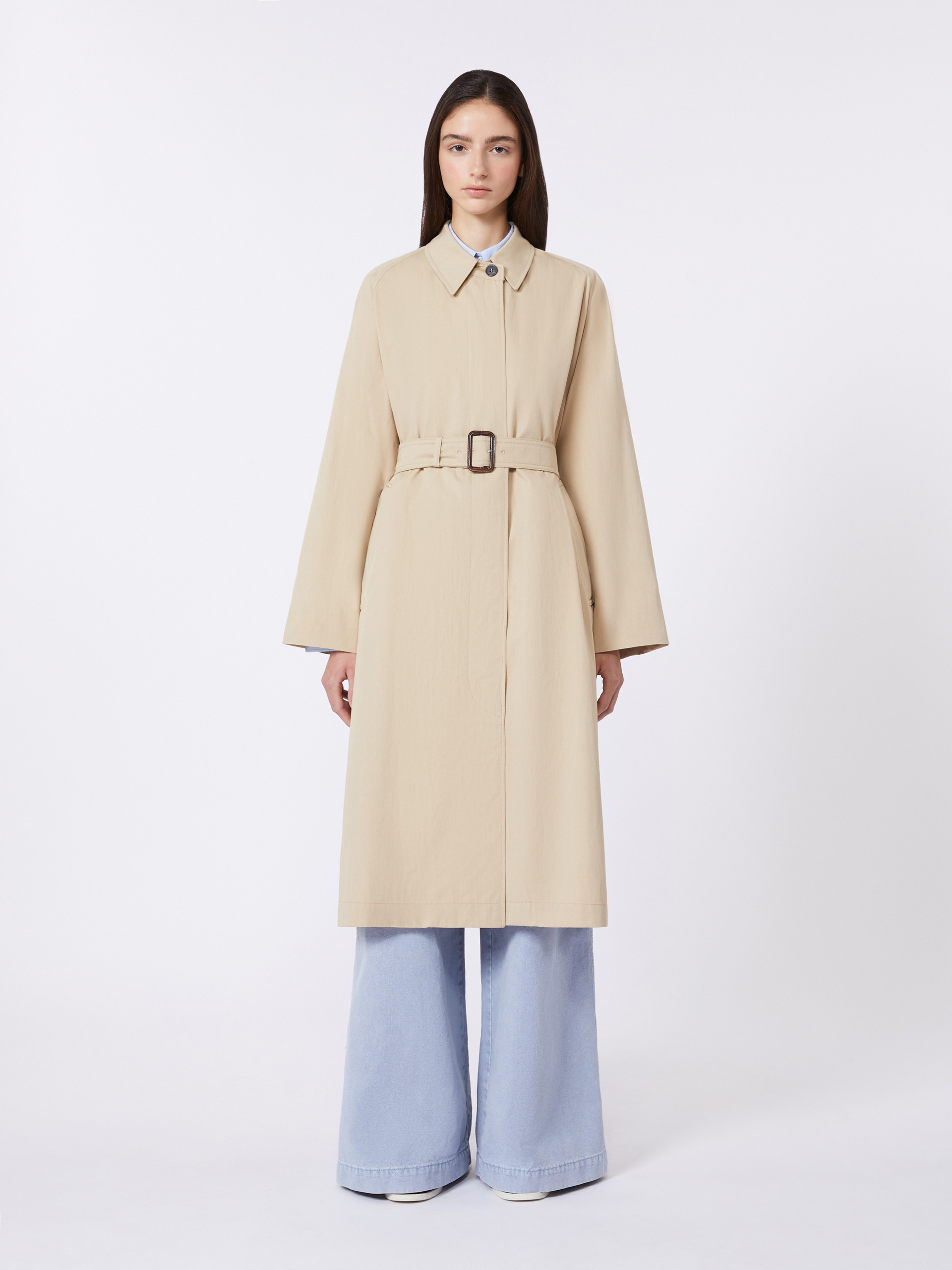 Water-repellent cotton trench coat - BEIGE - Weekend Max Mara - 2