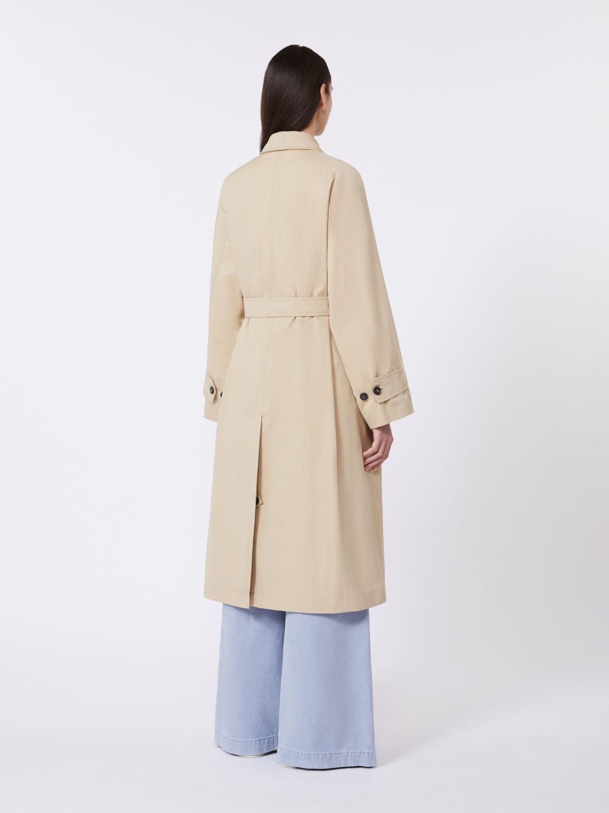 Water-repellent cotton trench coat - BEIGE - Weekend - 3