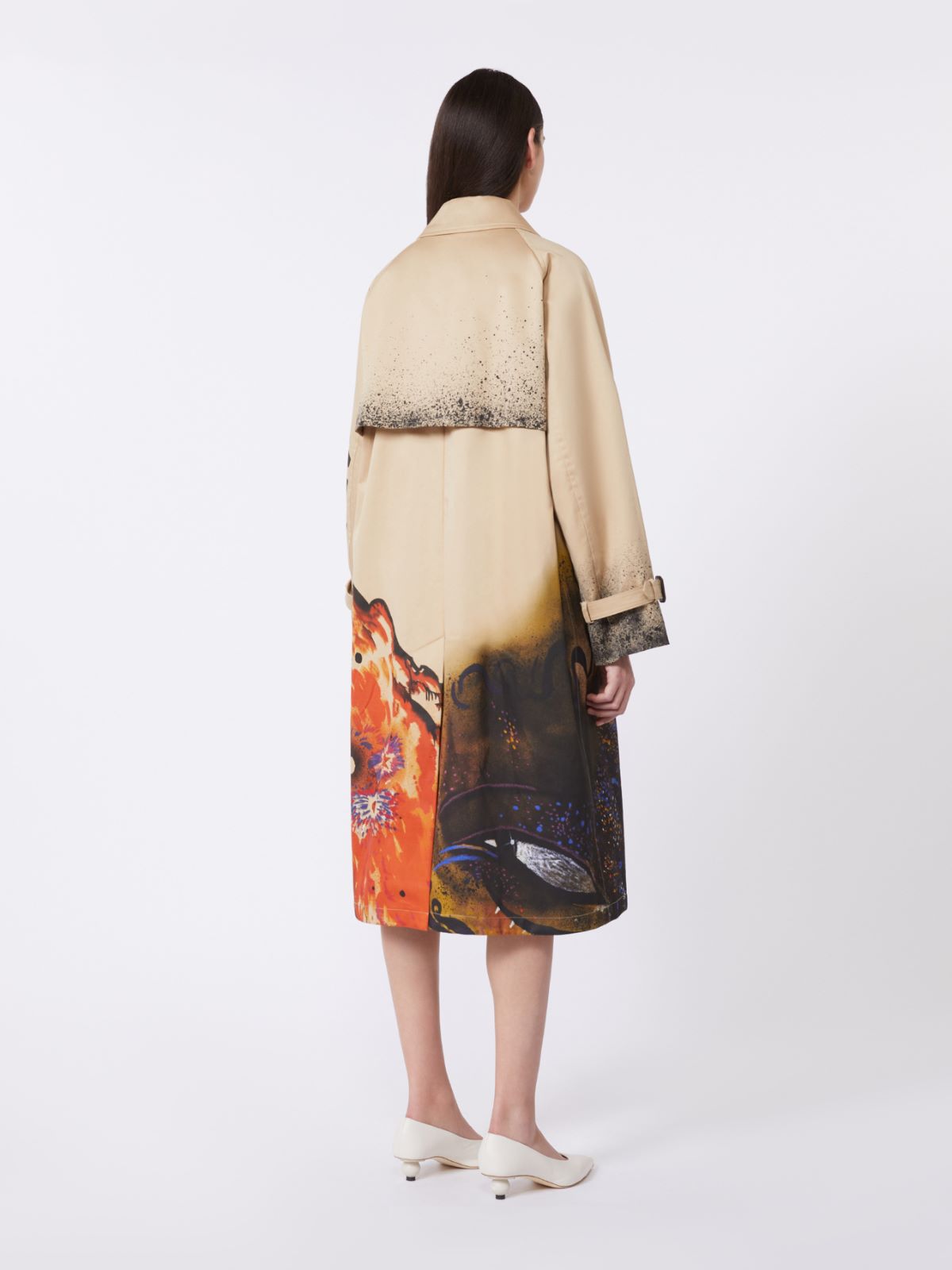Trench in gabardina antigoccia fantasia - SKIN ORIENT - Weekend - 3