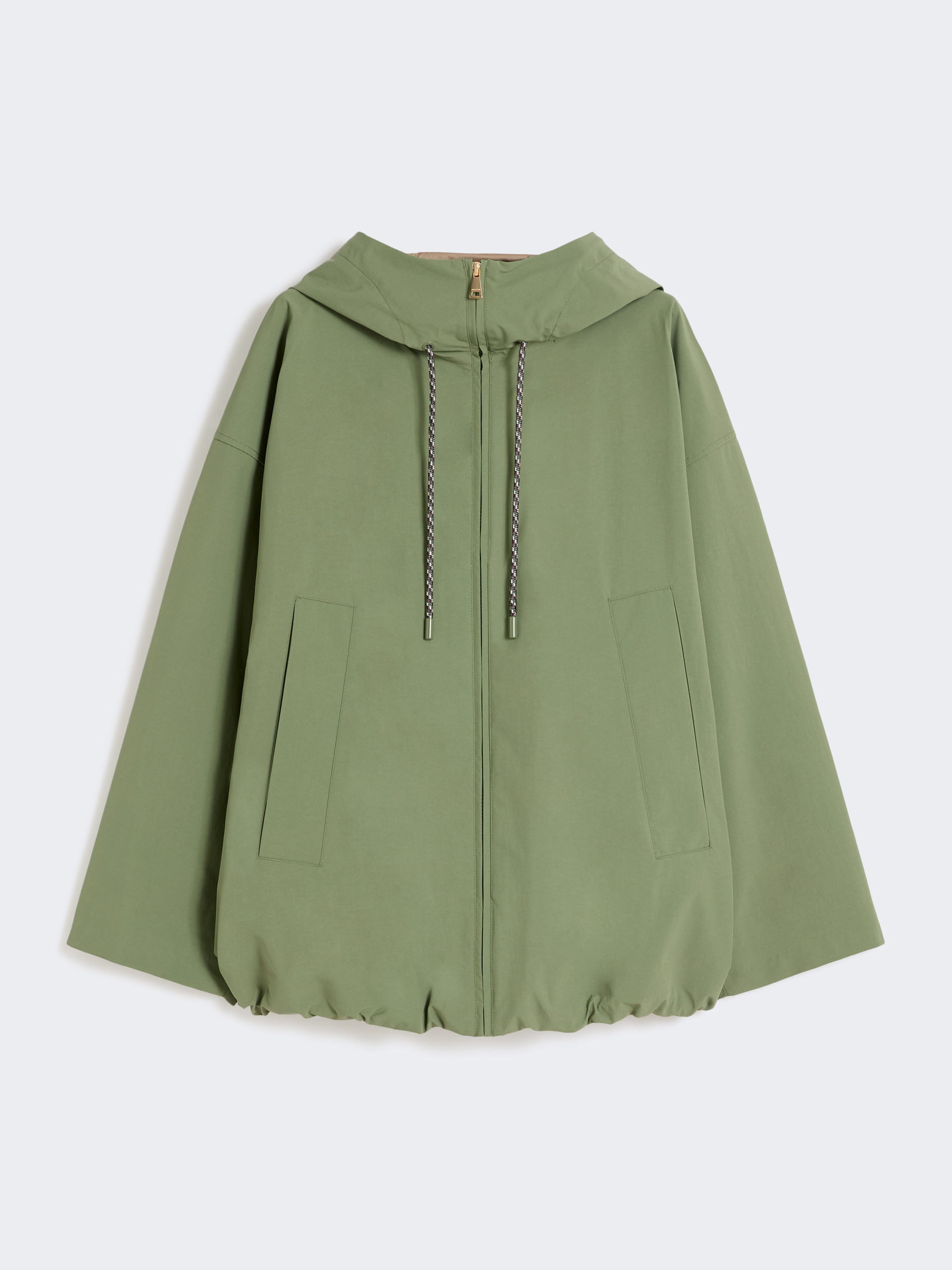 Water-repellent fabric windbreaker - OLIVE GREEN - Weekend Max Mara - 5