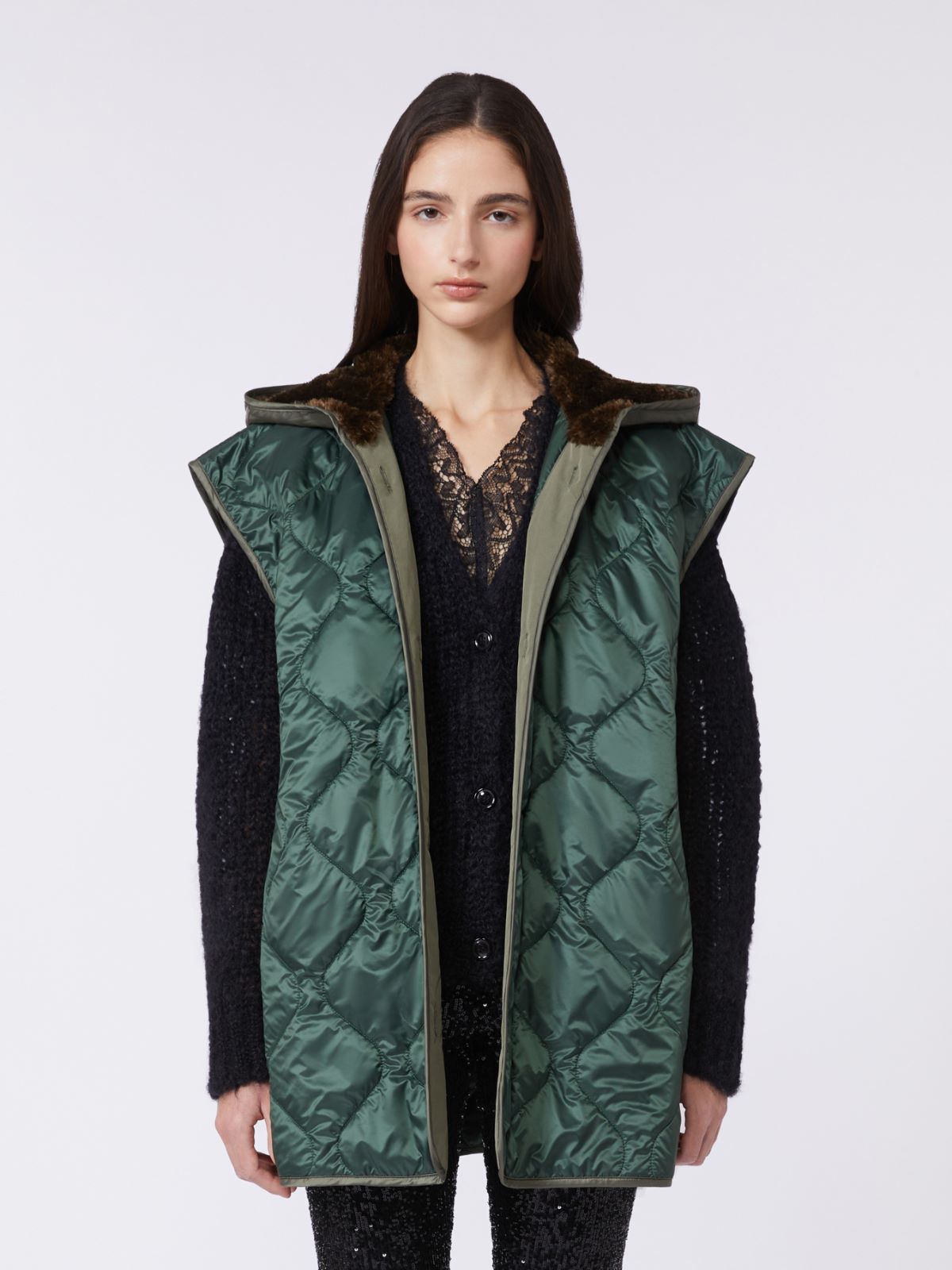 Parka in canvas antigoccia - VERDE KAKI - Weekend - 5