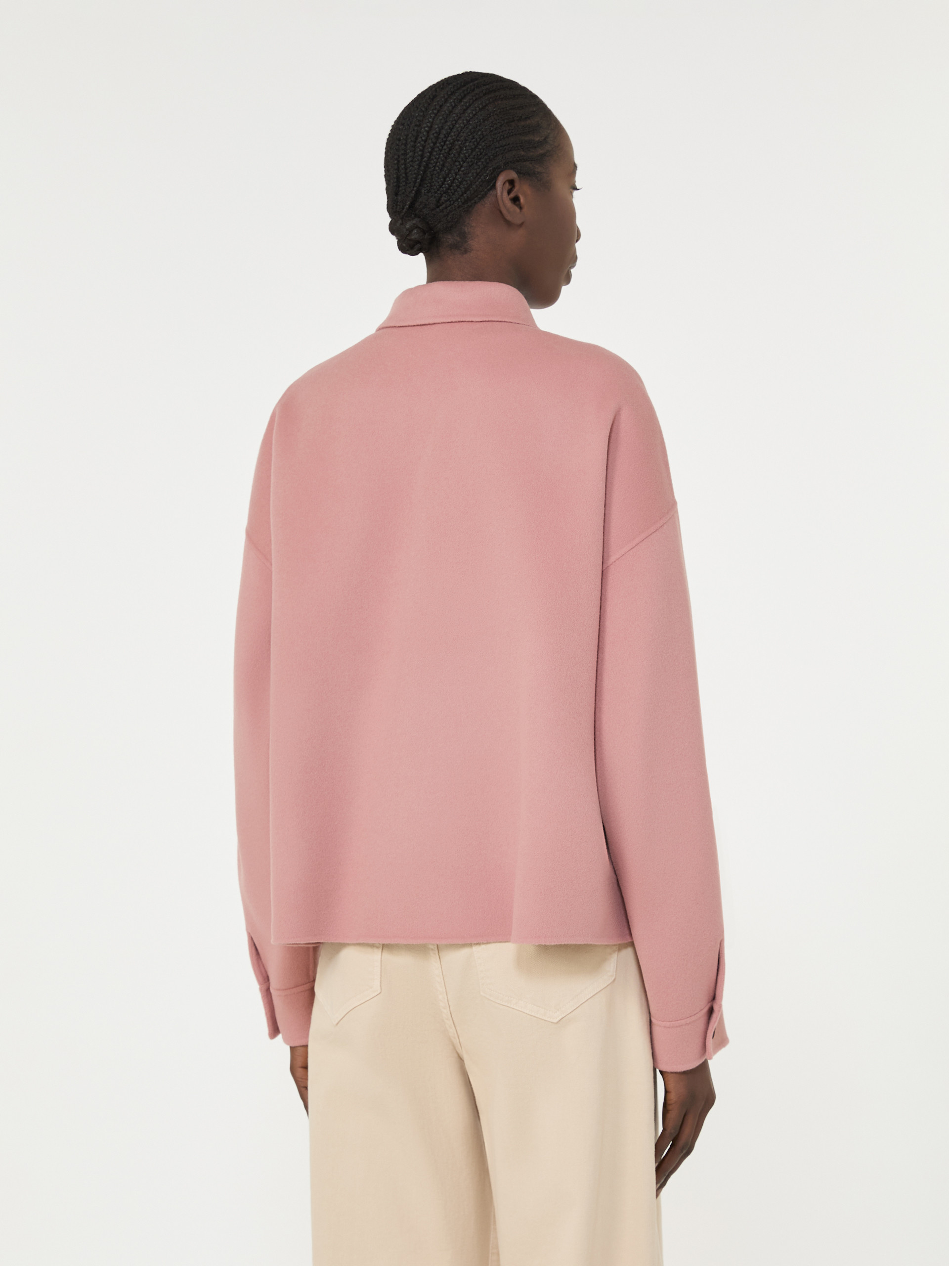 Double-faced wool-blend jacket - ANTIQUE ROSE - Weekend Max Mara - 3