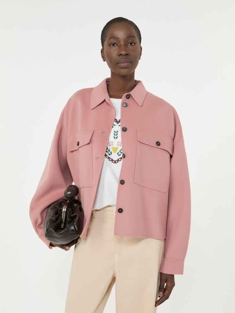 Double-faced wool-blend jacket - ANTIQUE ROSE - Weekend
