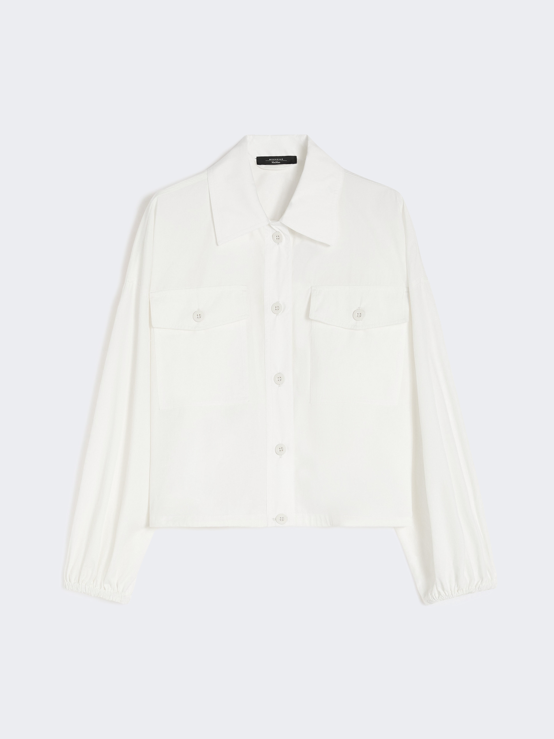 Oversized jacket in cotton poplin - IVORY - Weekend Max Mara - 6