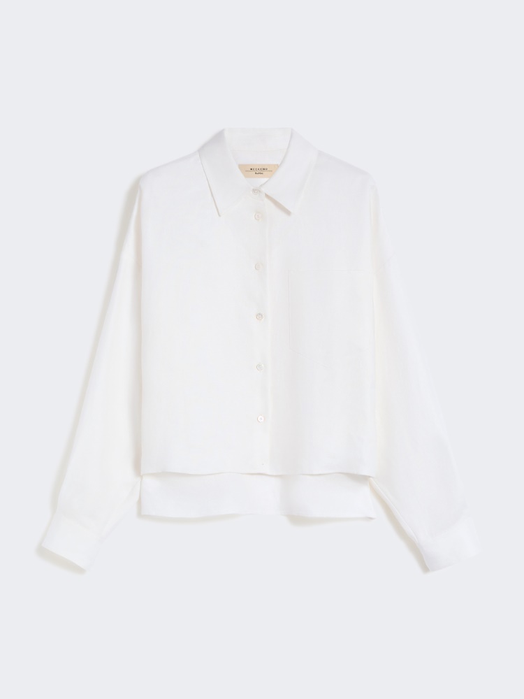 Linen canvas jacket - WHITE - Weekend - 2