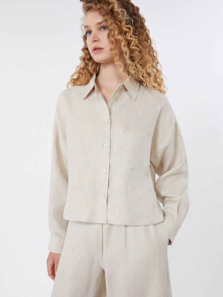 Linen canvas jacket - ECRU - Weekend