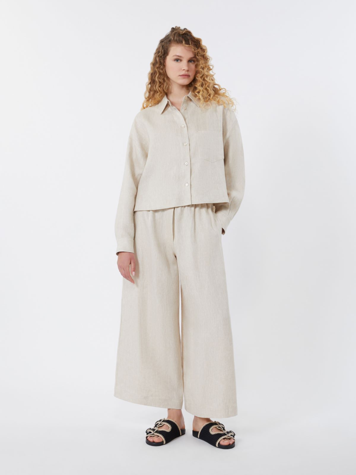Linen canvas jacket - ECRU - Weekend