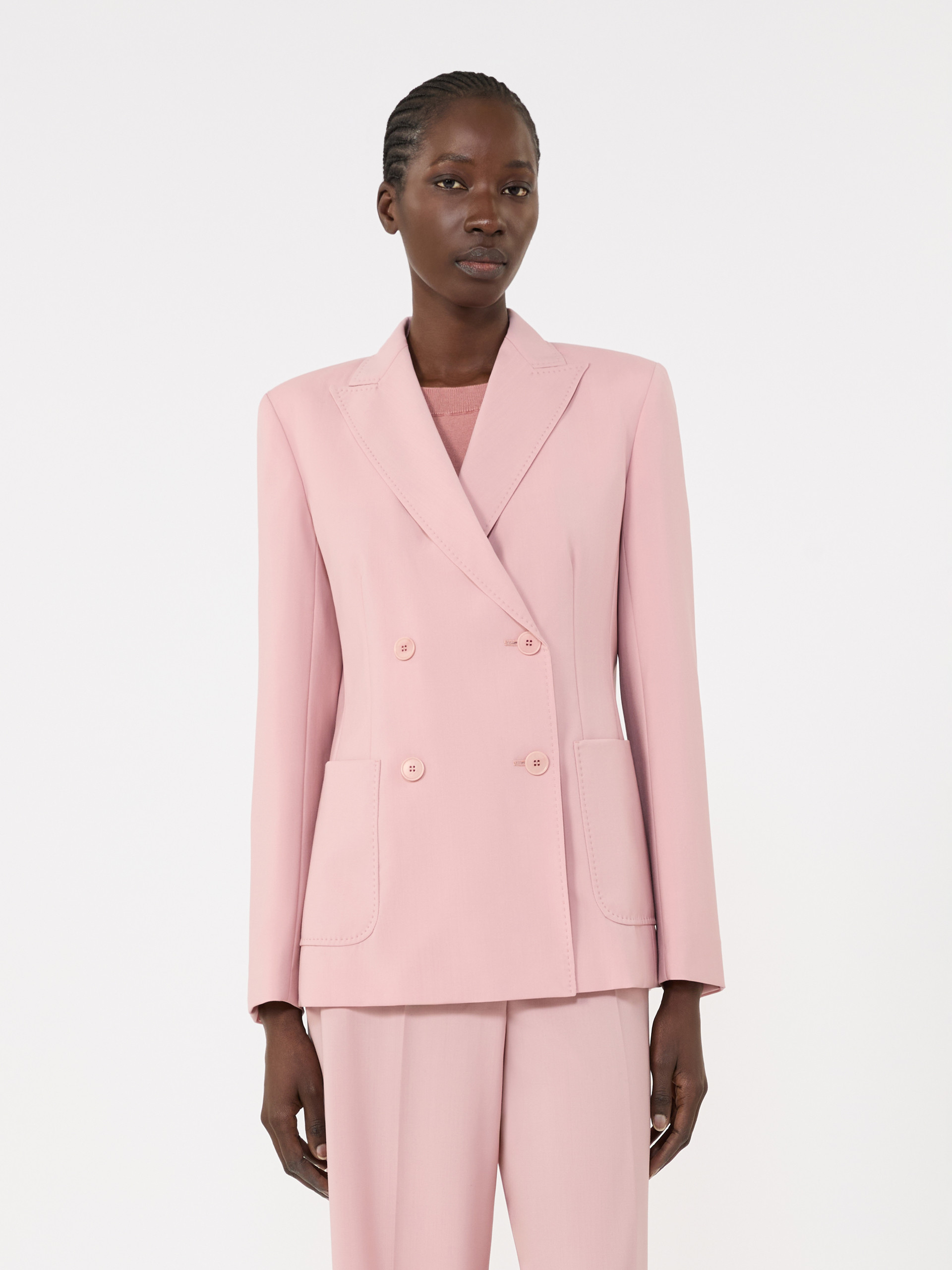 Blazer doppiopetto in lana stretch - ROSA ANTICO - Weekend Max Mara - 2