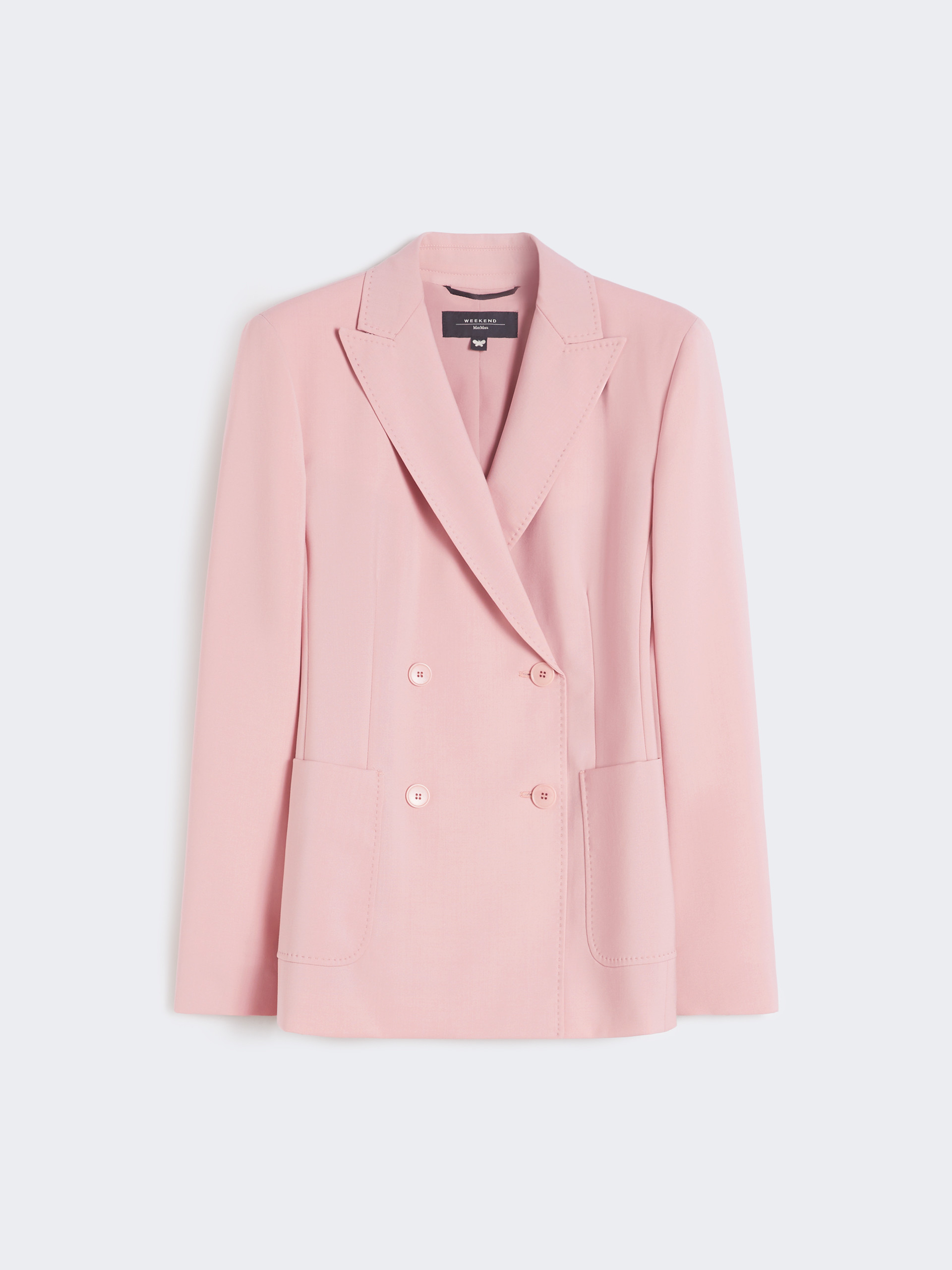 Blazer doppiopetto in lana stretch - ROSA ANTICO - Weekend Max Mara - 6