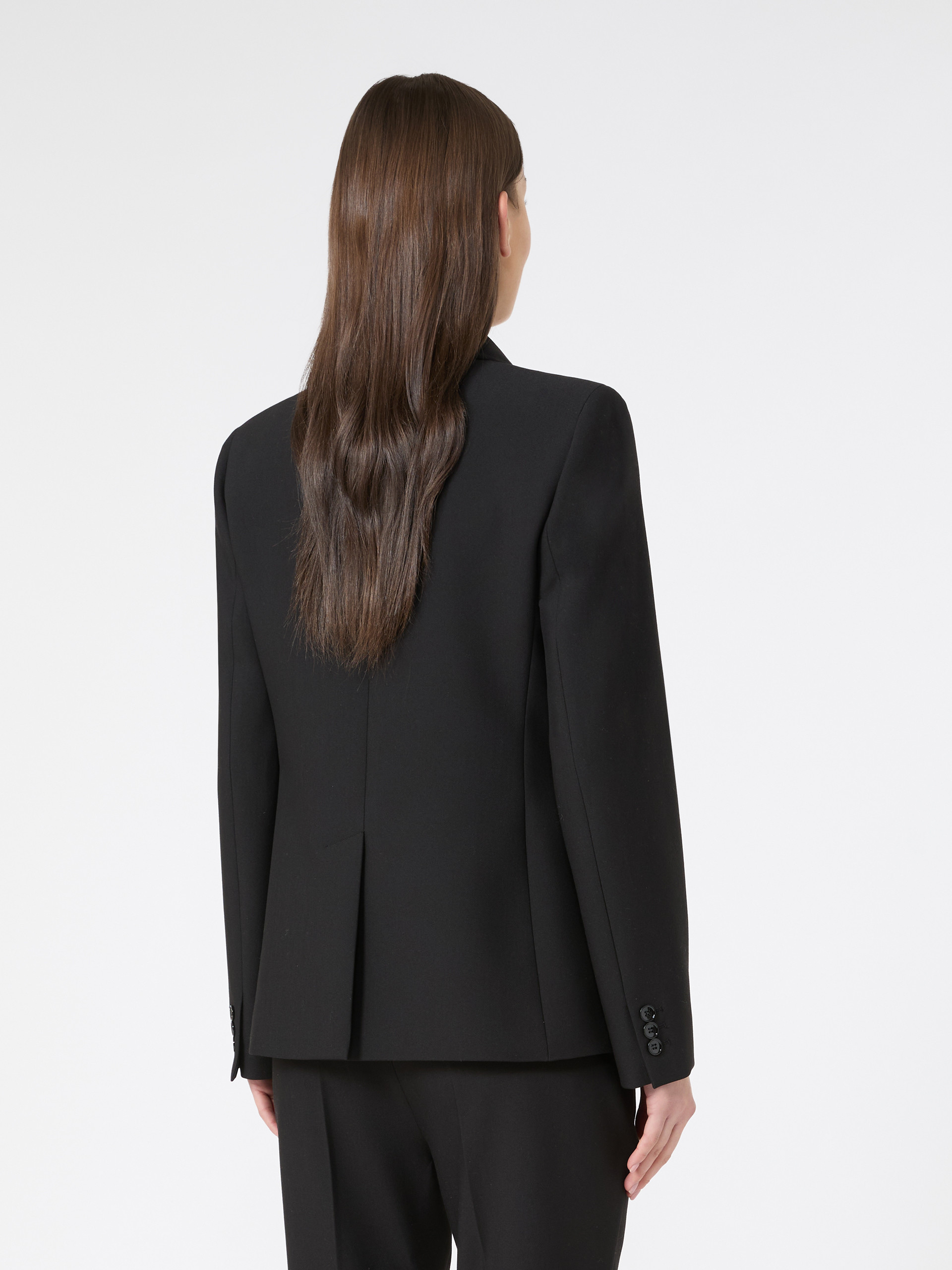 Viscose-blend canvas blazer - BLACK - Weekend Max Mara - 3